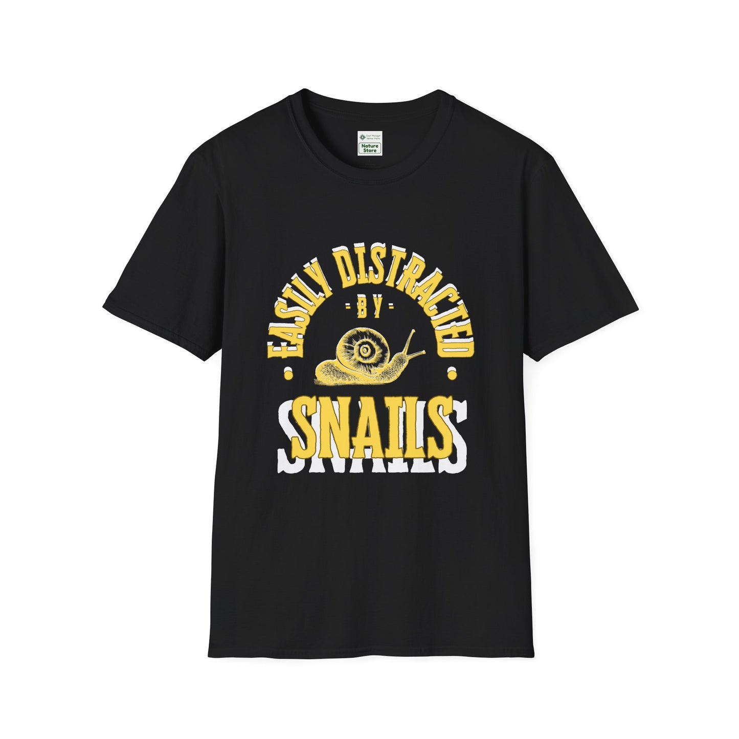 Unisex Softstyle T-Shirt, Distracted by Snails