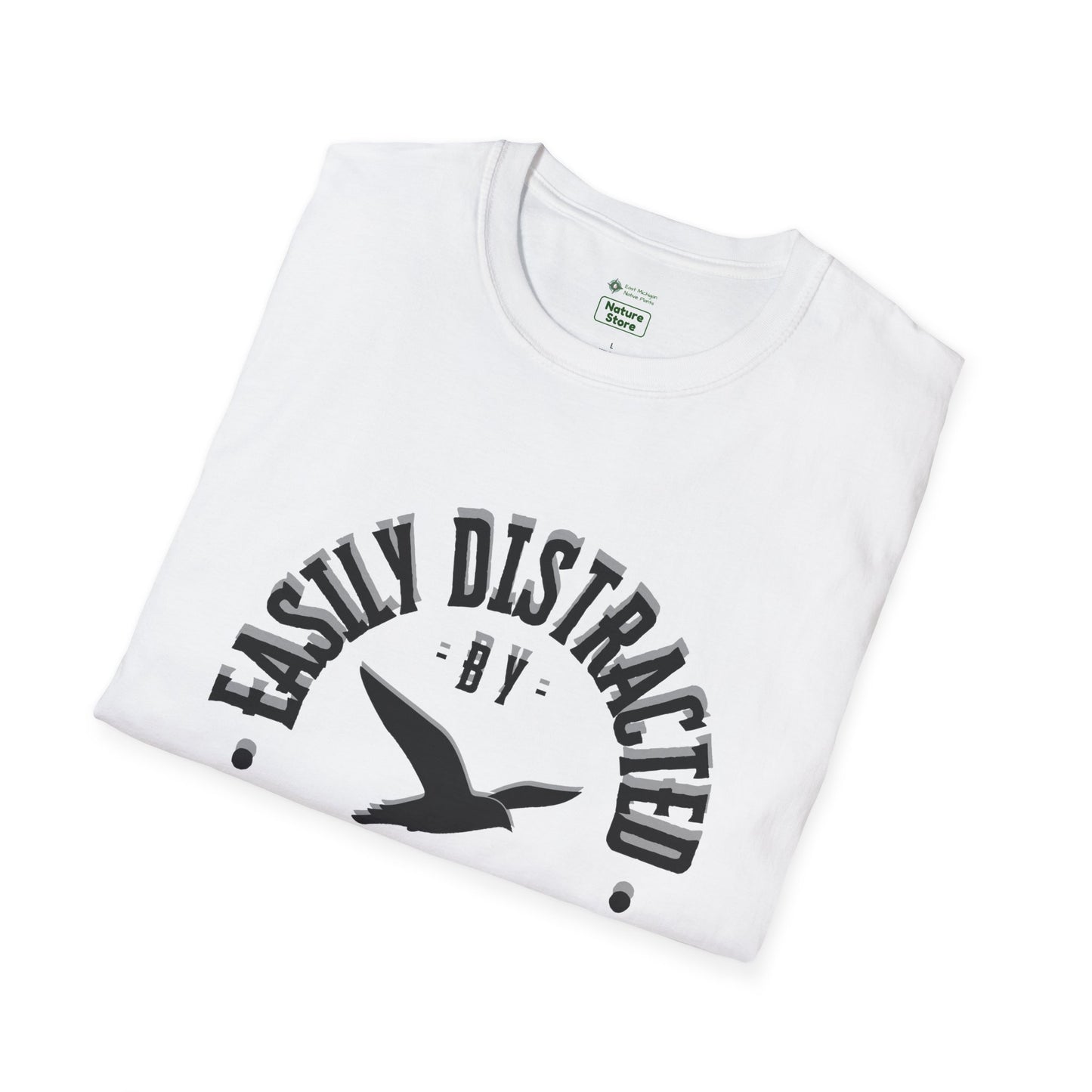 EastMichNatives T-Shirt, Distracted by Birds, Soaring