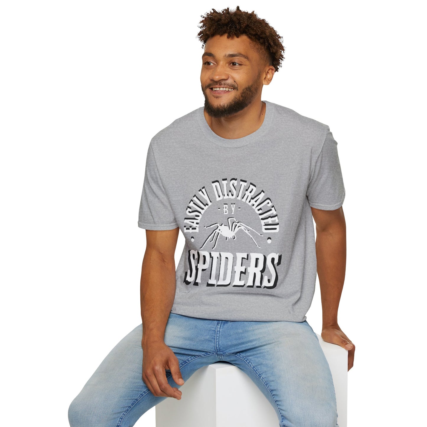 EastMichNatives T-Shirt, Distracted by Spiders