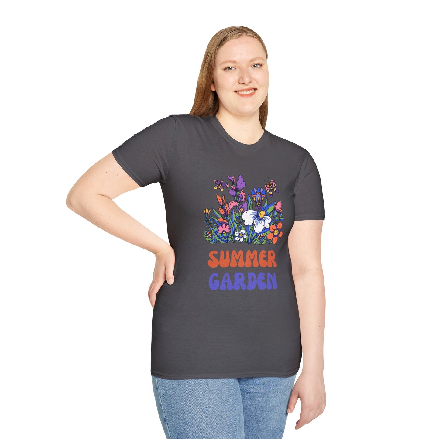 T-Shirt Unisex Softstyle, Summer Garden