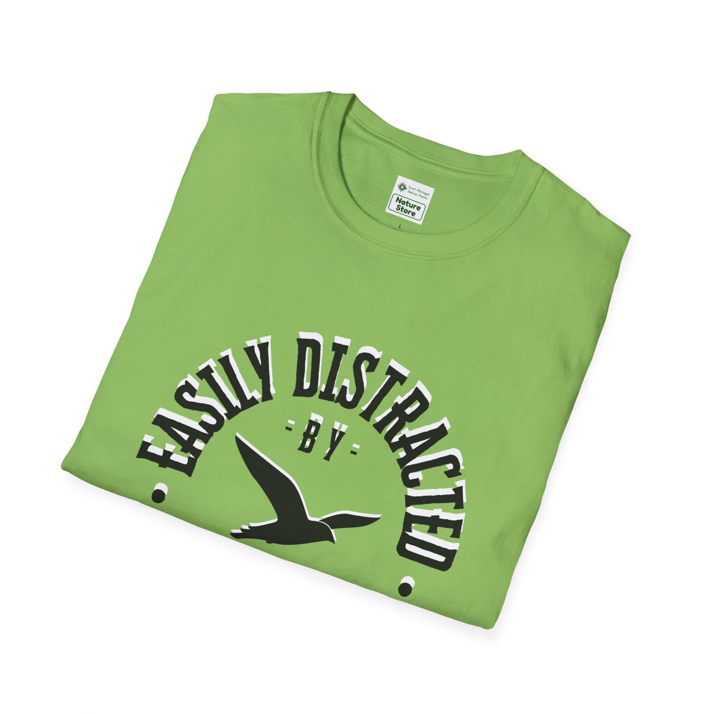 EastMichNatives T-Shirt, Distracted by Birds, Soaring
