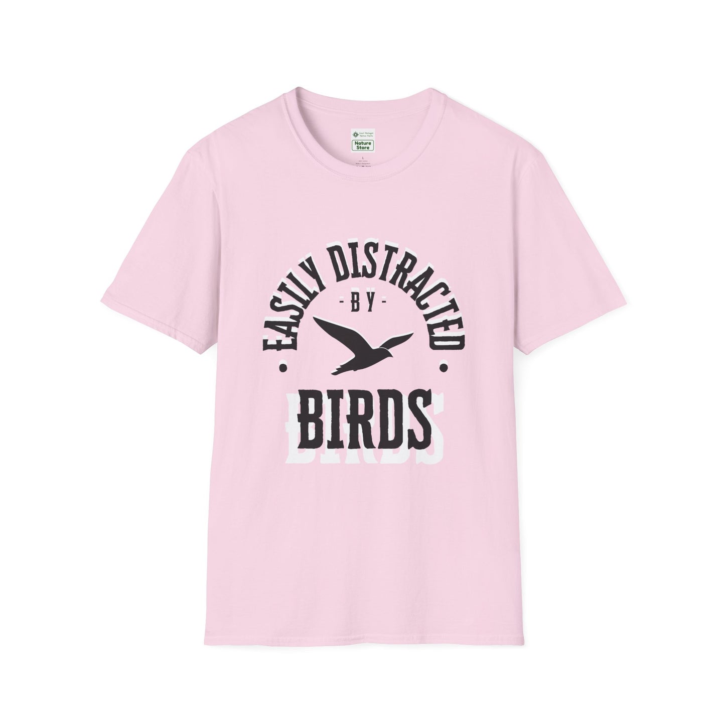 EastMichNatives T-Shirt, Distracted by Birds, Soaring