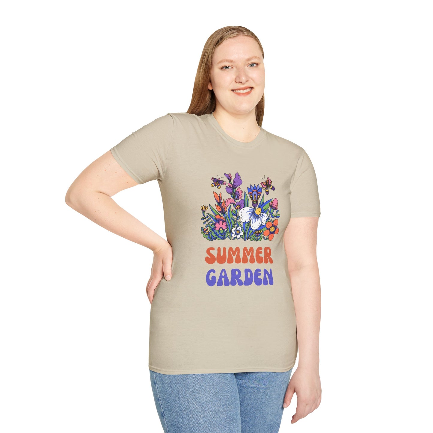 T-Shirt Unisex Softstyle, Summer Garden