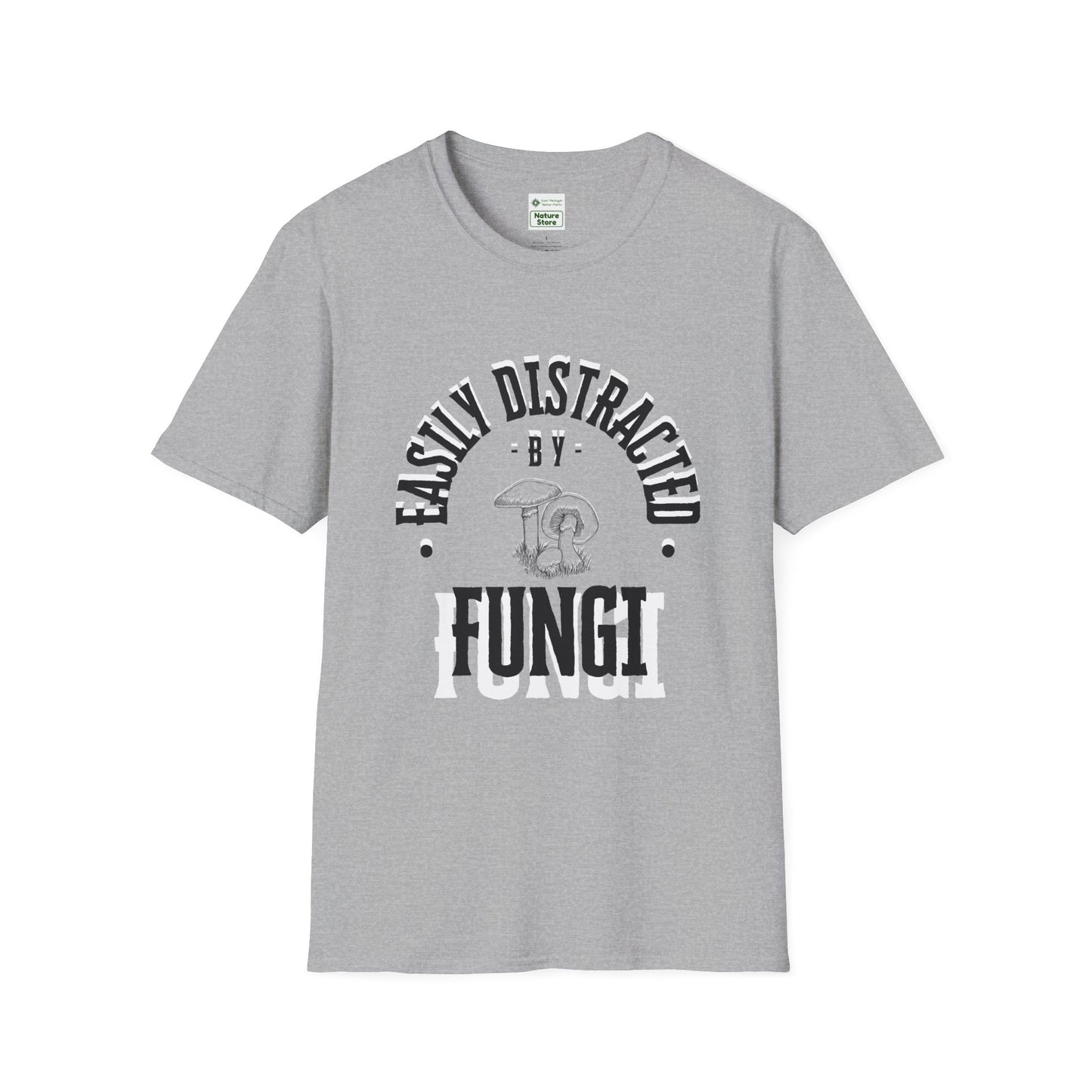 Unisex Softstyle T-Shirt, Distracted by Fungi