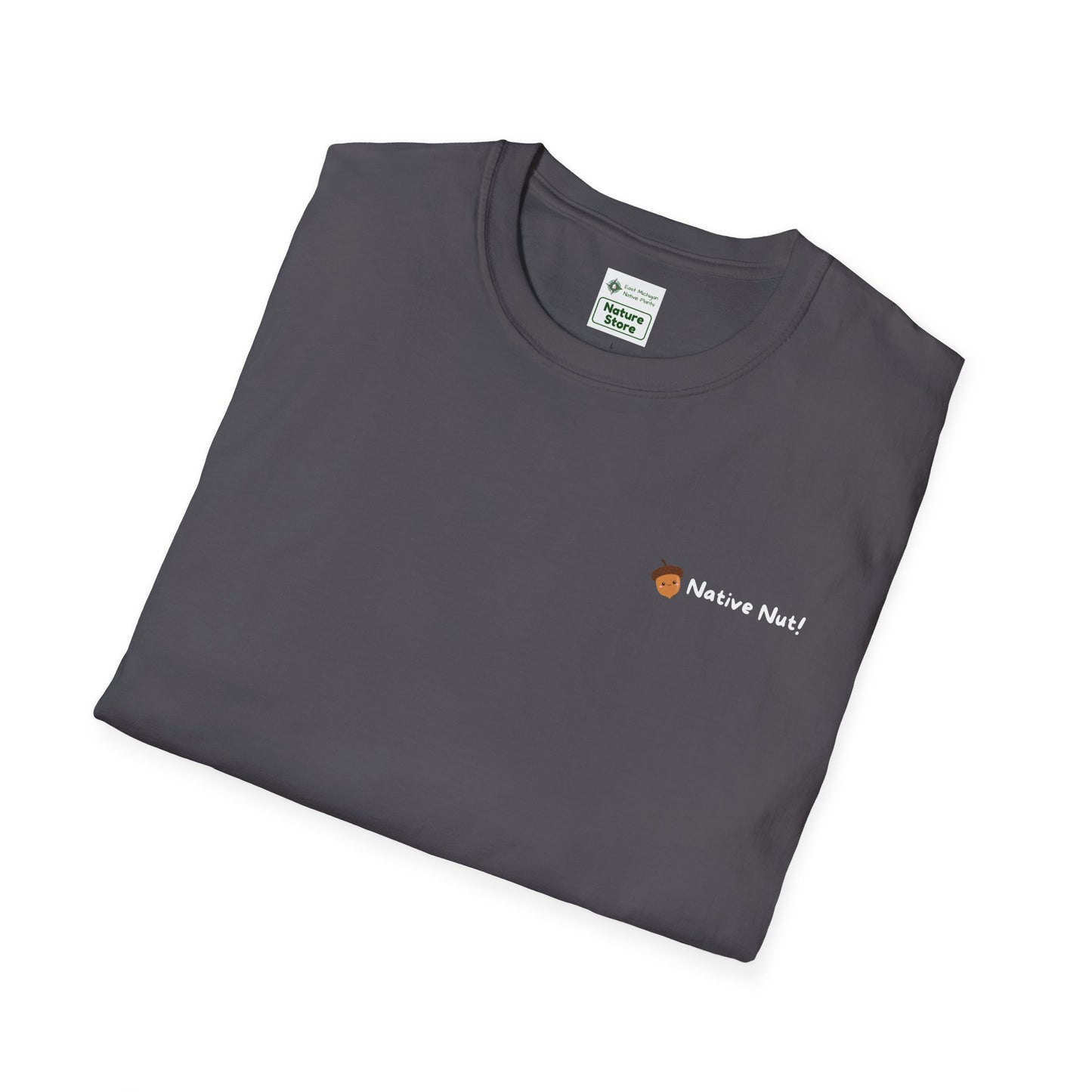 Unisex Softstyle T-Shirt, Native Nut! (Back)