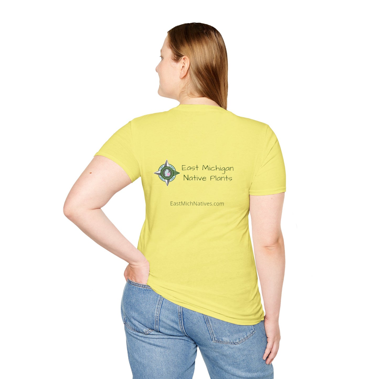 EastMichNatives T-shirt, Native Plants Make Life Better, Floral
