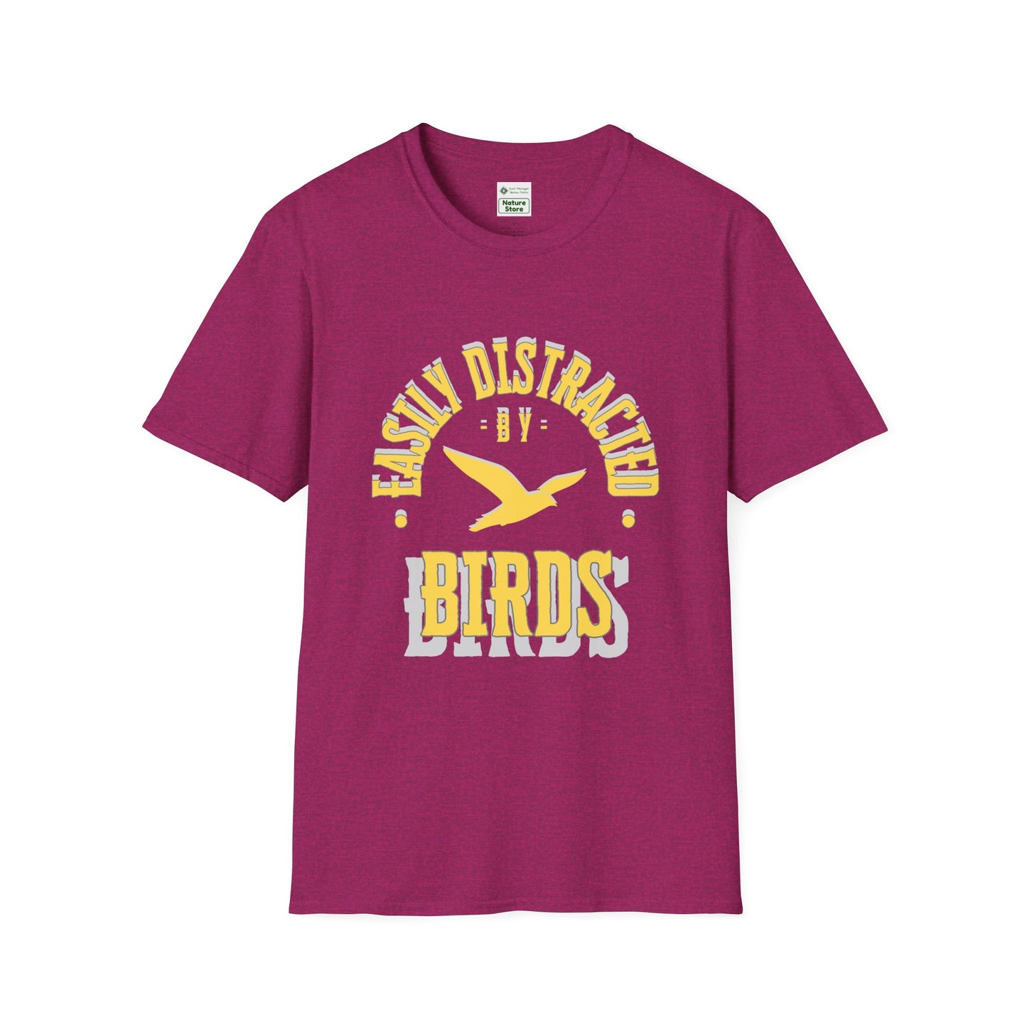 EastMichNatives T-Shirt, Distracted by Birds, Soaring