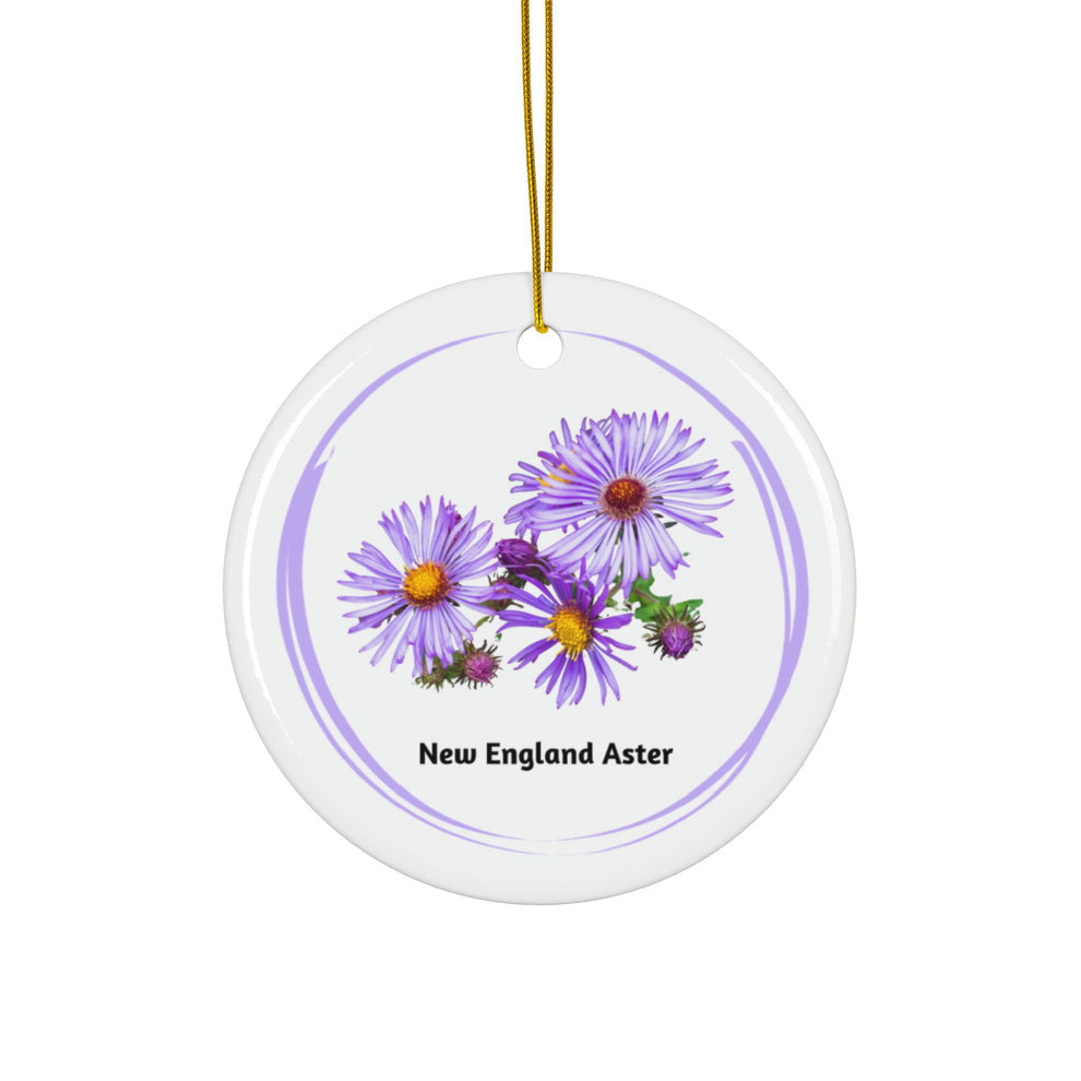 Ceramic Ornament Assortment #2: Cardinal Flower, Milkweed, Aster