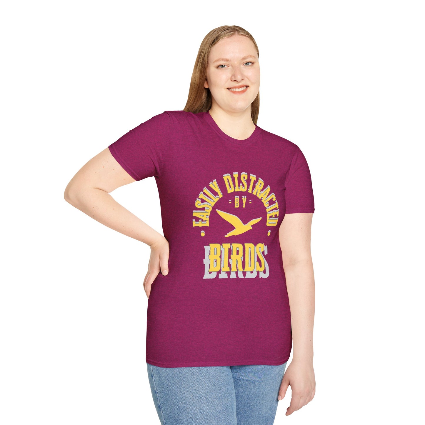 EastMichNatives T-Shirt, Distracted by Birds, Soaring
