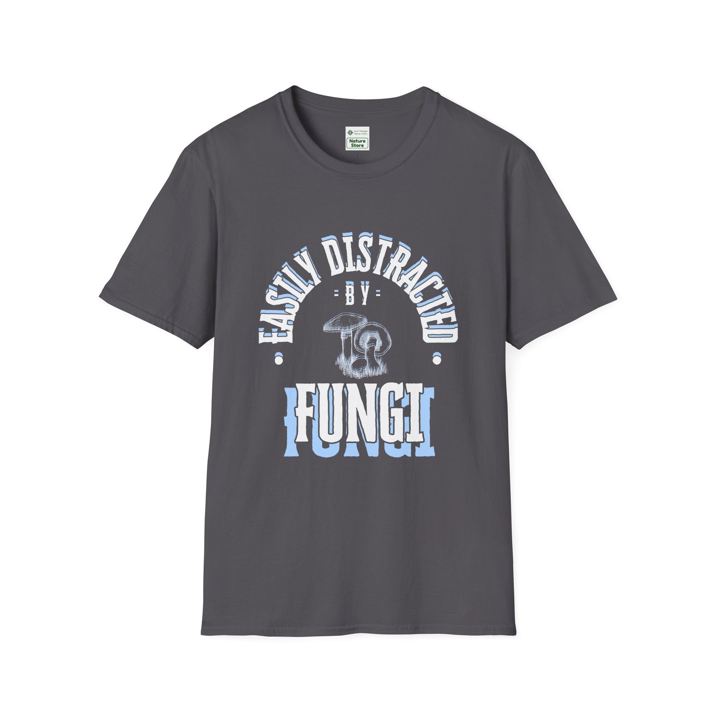 Unisex Softstyle T-Shirt, Distracted by Fungi