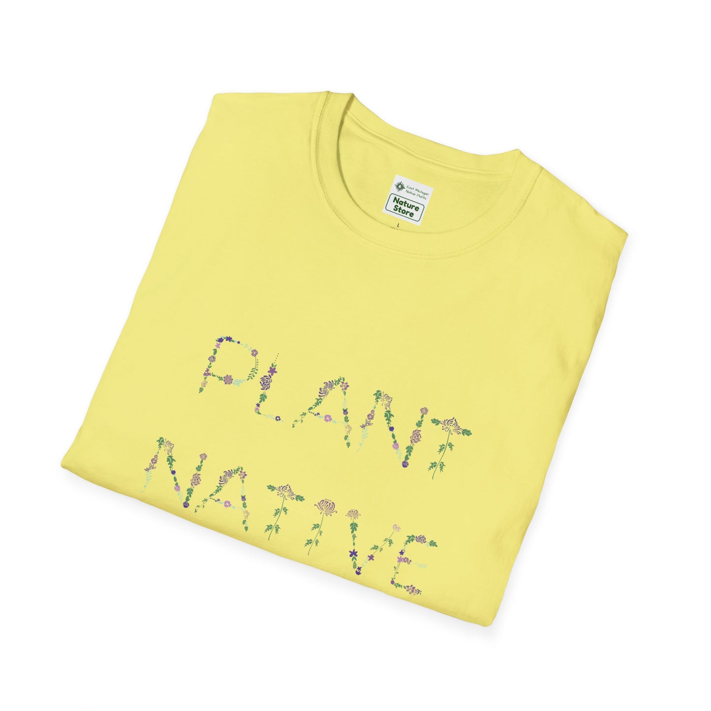 T-Shirt Unisex Softstyle, Plant Native Plants, Floral Flowers