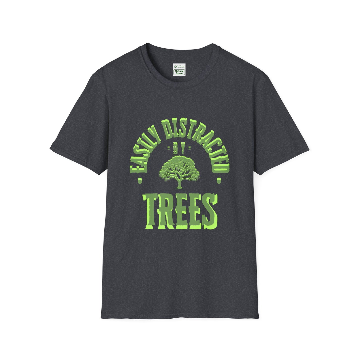 T-Shirt Unisex Softstyle, Distracted by Trees