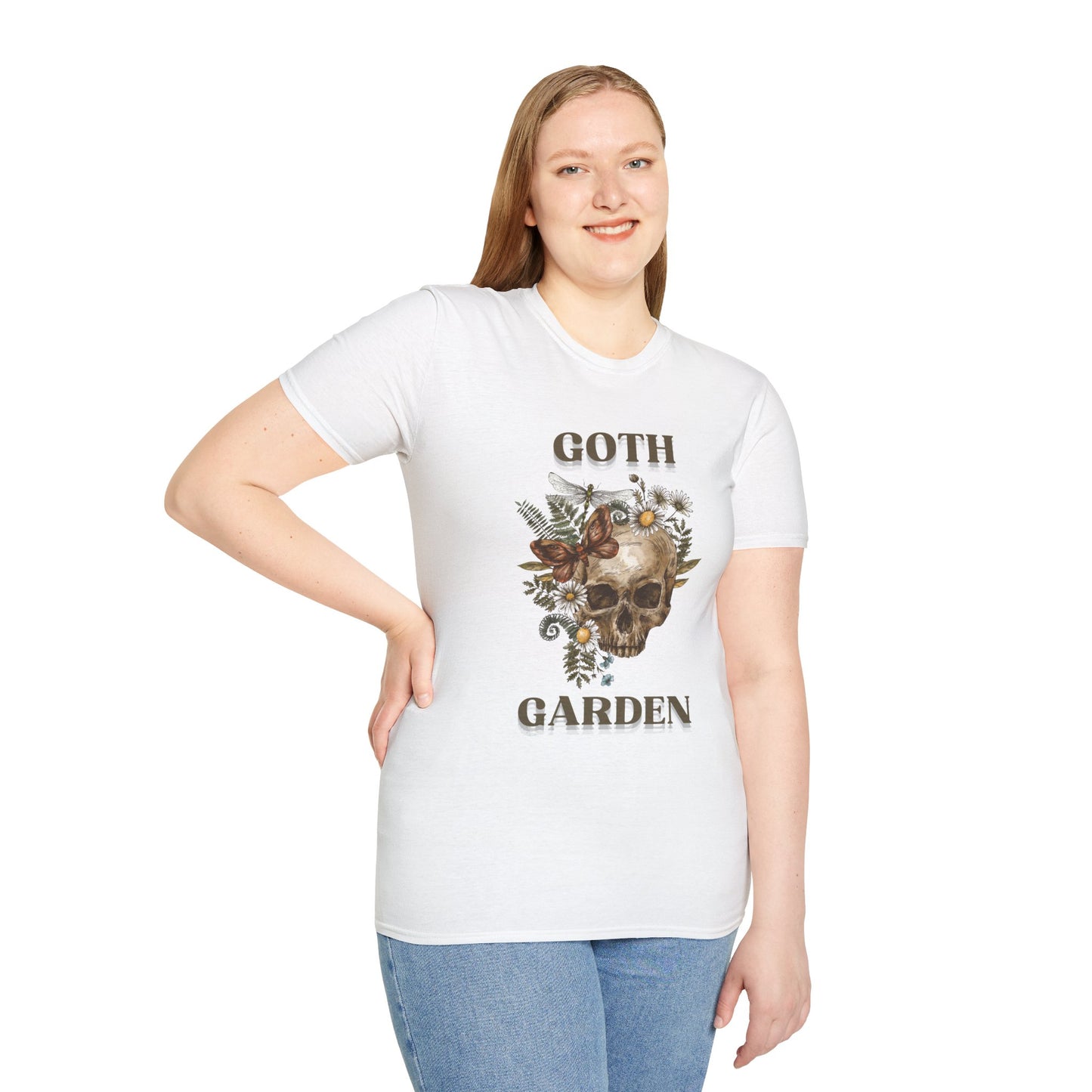 T-Shirt Unisex Softstyle, Goth Garden