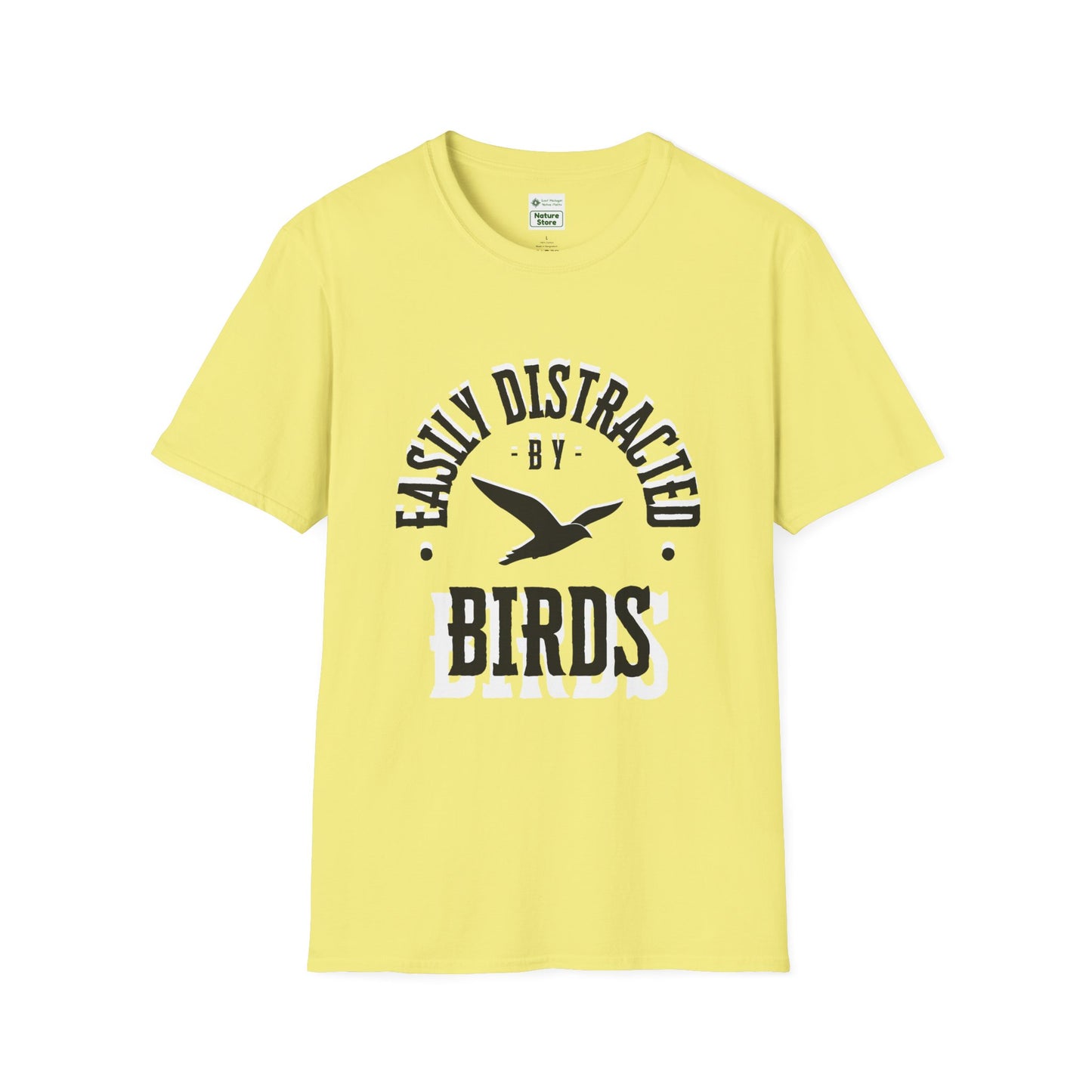 EastMichNatives T-Shirt, Distracted by Birds, Soaring