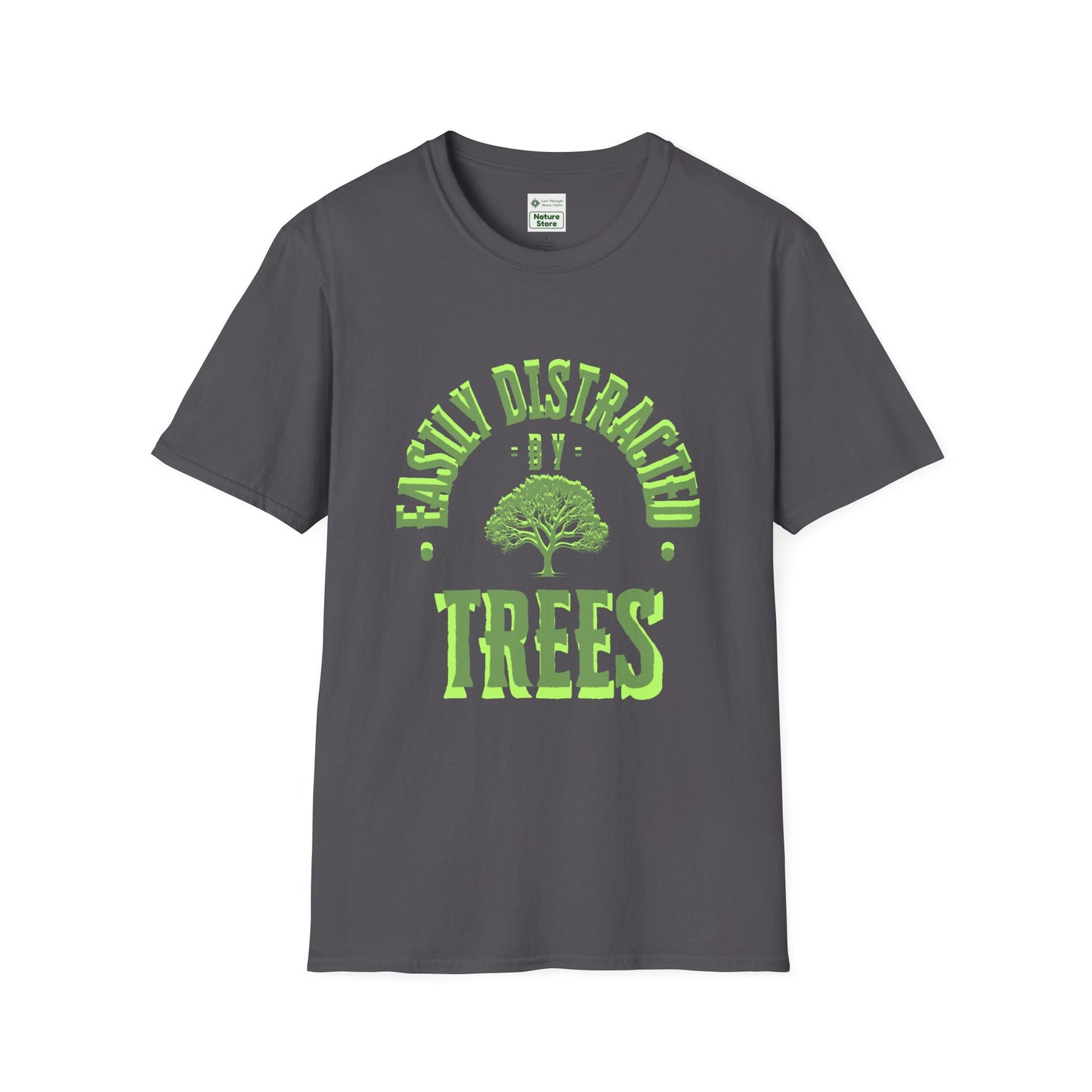 T-Shirt Unisex Softstyle, Distracted by Trees