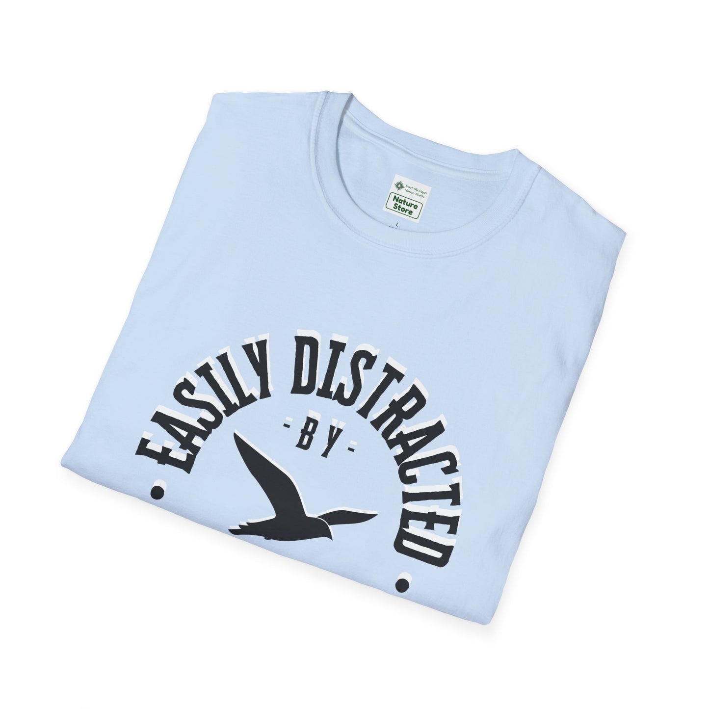 EastMichNatives T-Shirt, Distracted by Birds, Soaring