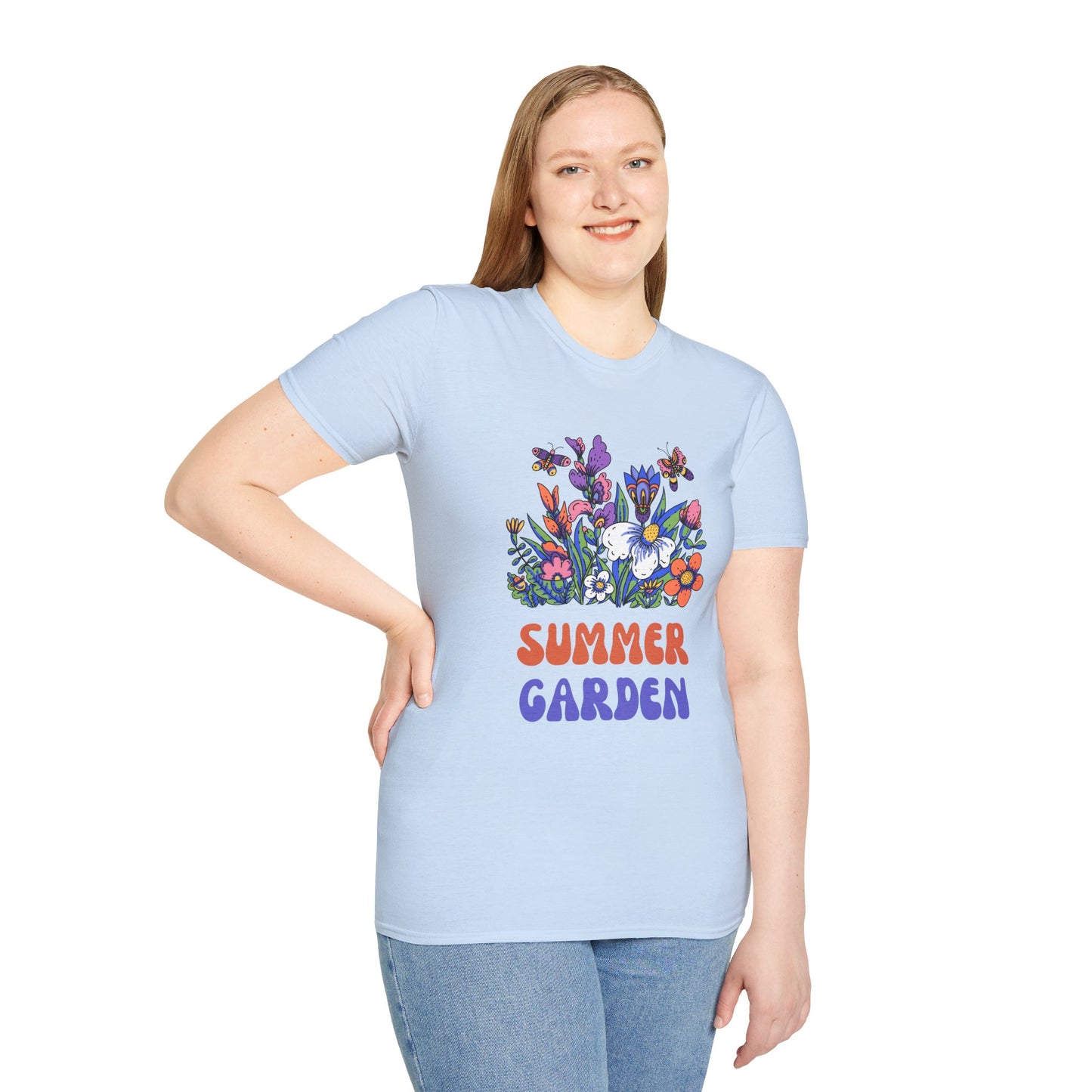 T-Shirt Unisex Softstyle, Summer Garden