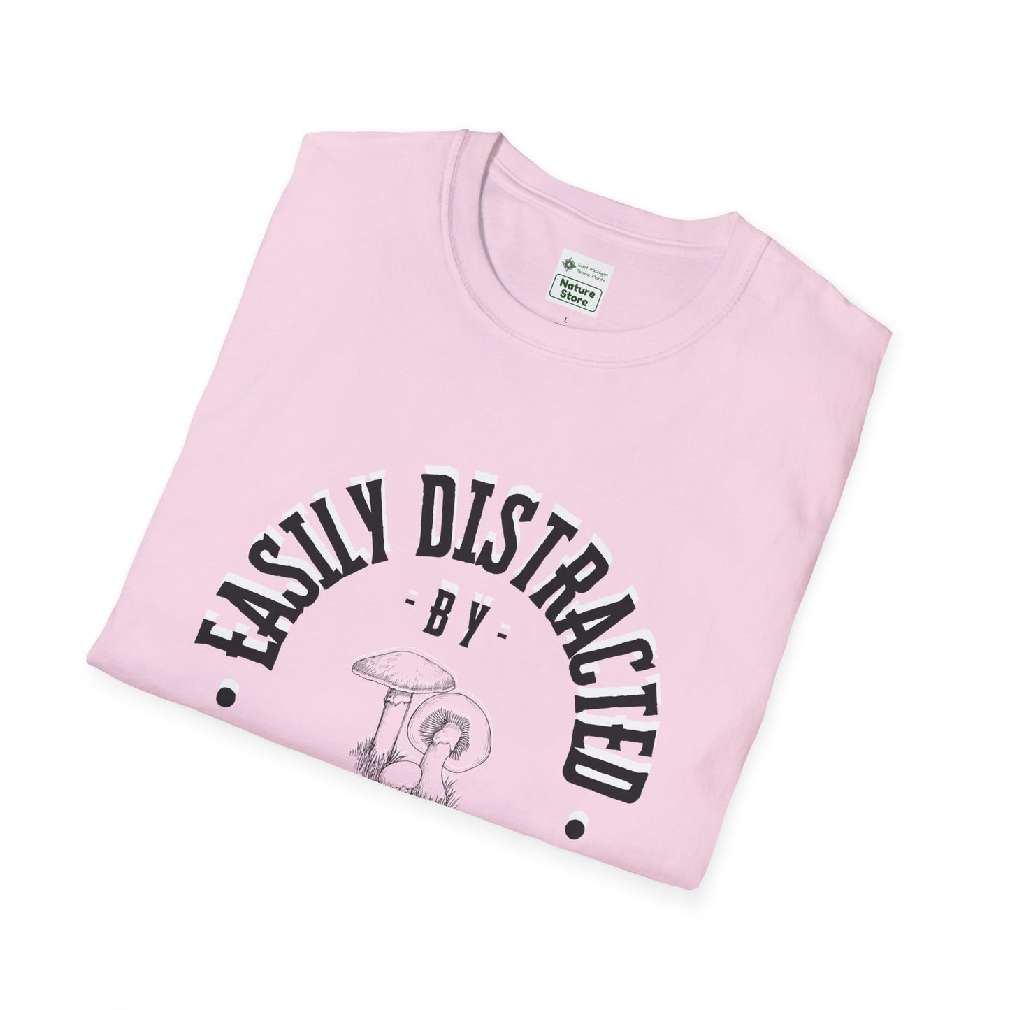 Unisex Softstyle T-Shirt, Distracted by Fungi