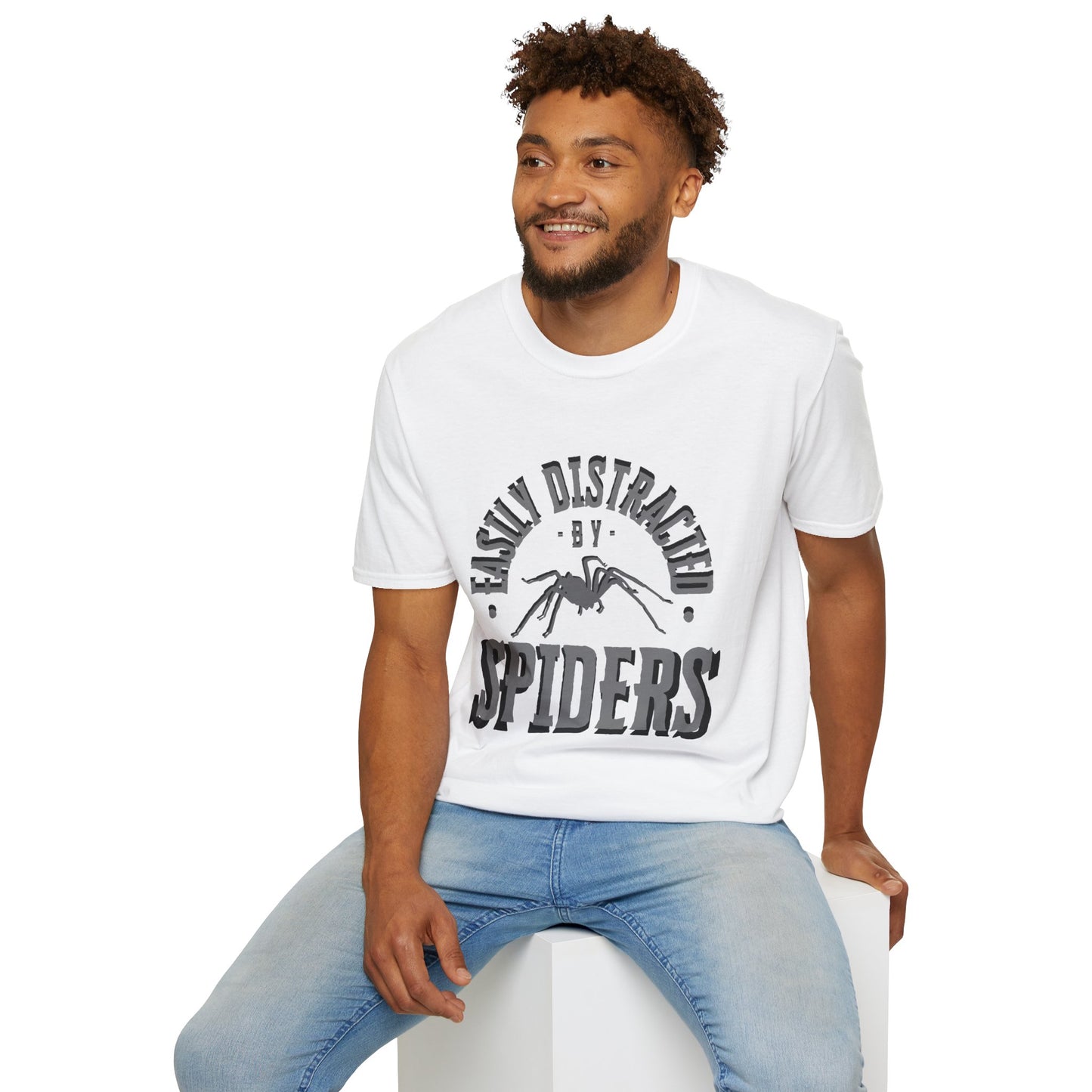 EastMichNatives T-Shirt, Distracted by Spiders