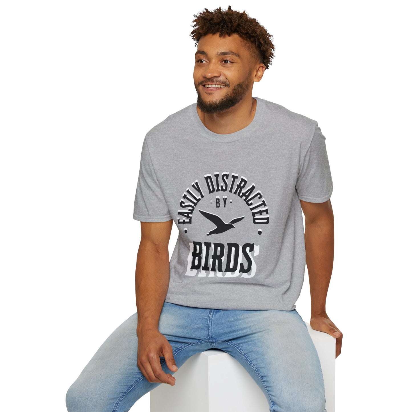 EastMichNatives T-Shirt, Distracted by Birds, Soaring