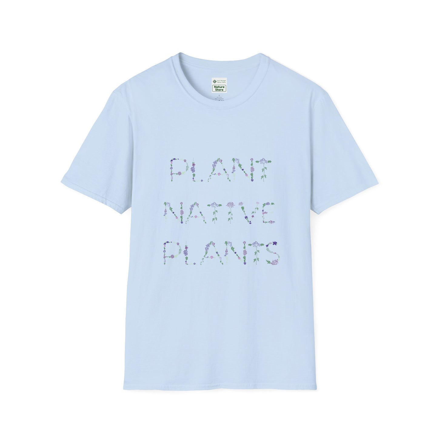 T-Shirt Unisex Softstyle, Plant Native Plants, Floral Flowers