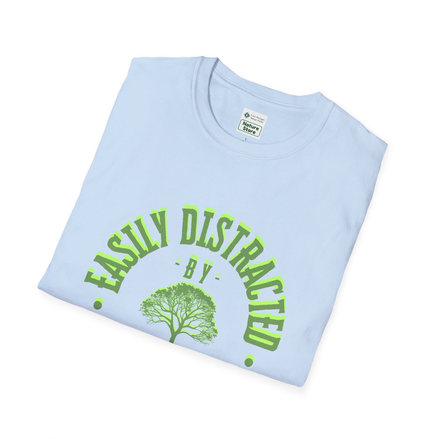 T-Shirt Unisex Softstyle, Distracted by Trees