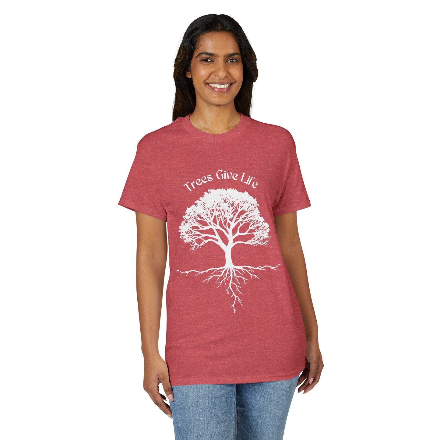 Dry Blend Moisture Wicking Tee Trees Give Life w/EMNP Logo