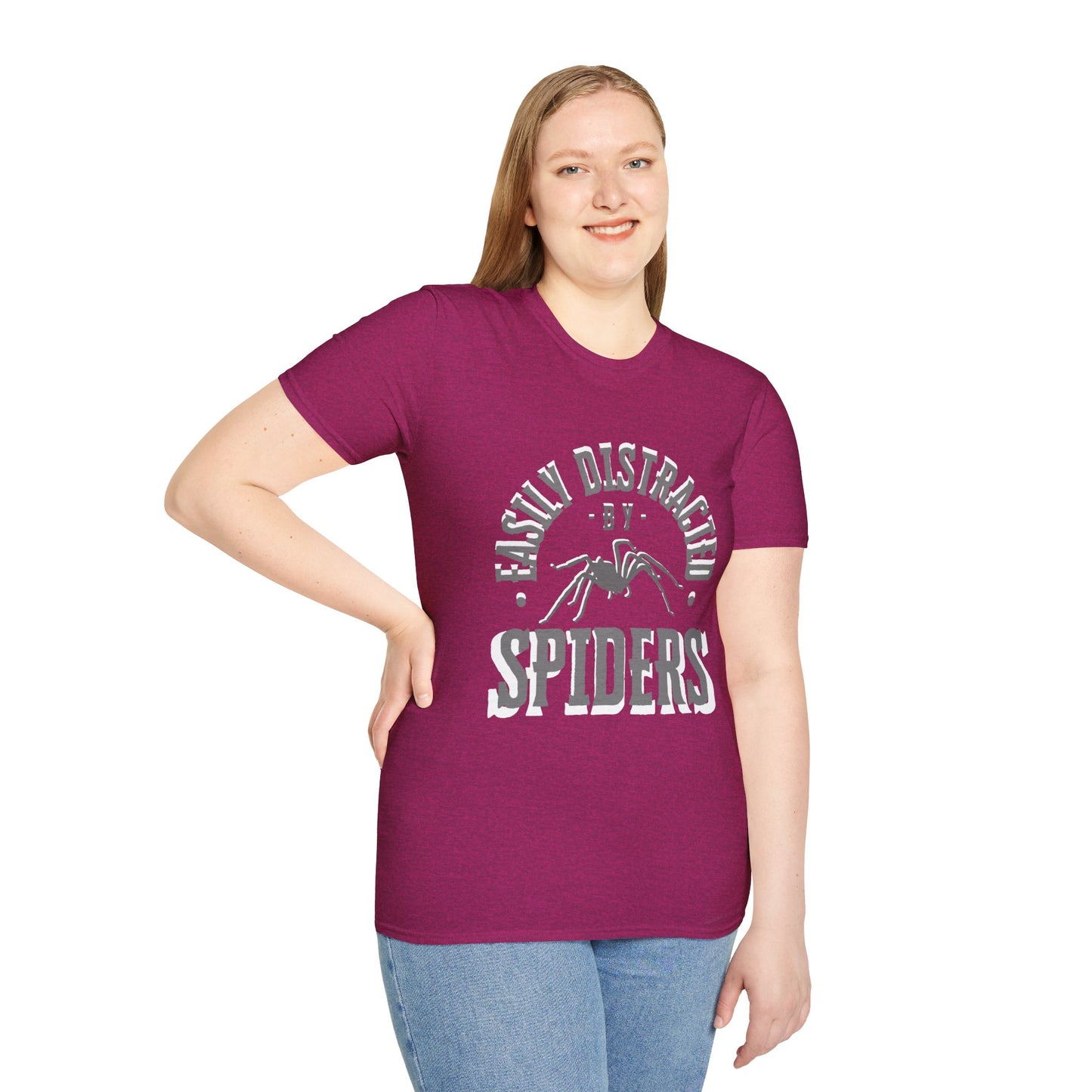 EastMichNatives T-Shirt, Distracted by Spiders