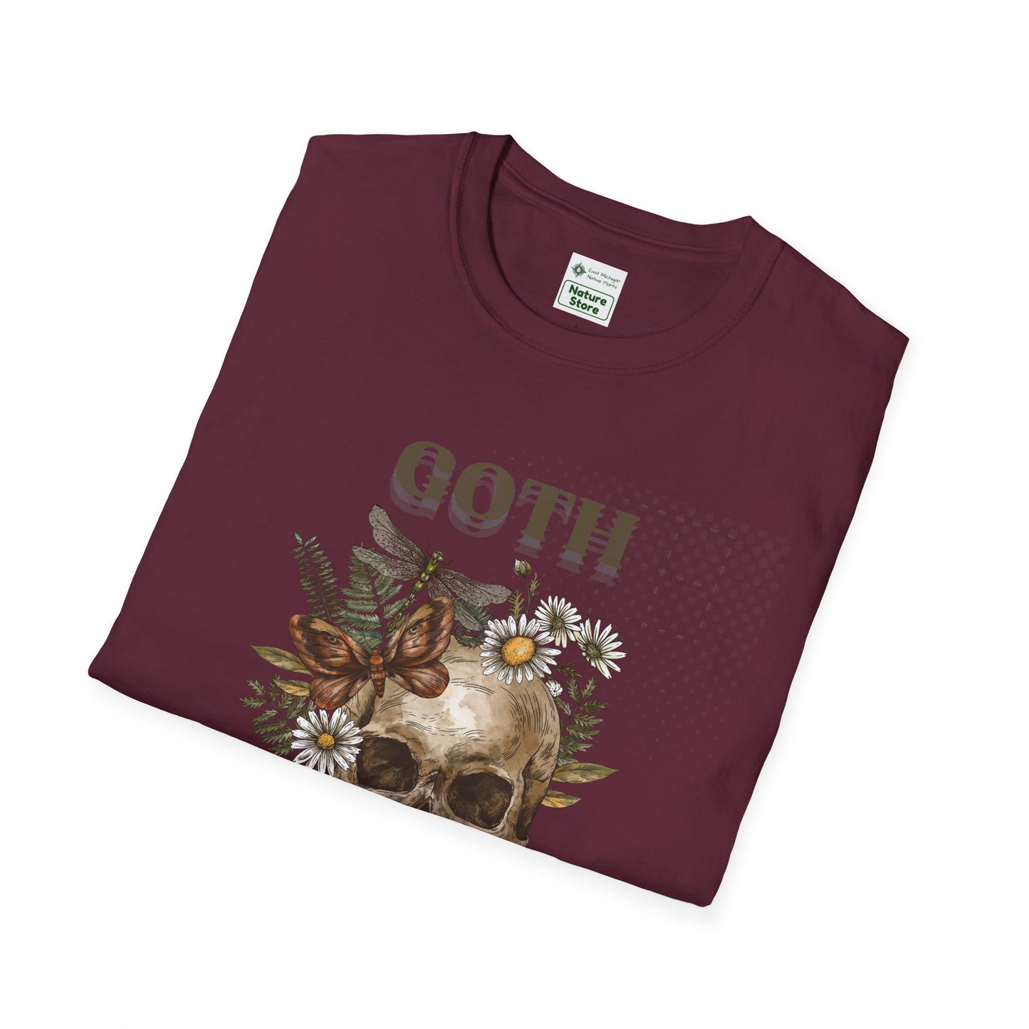T-Shirt Unisex Softstyle, Goth Garden