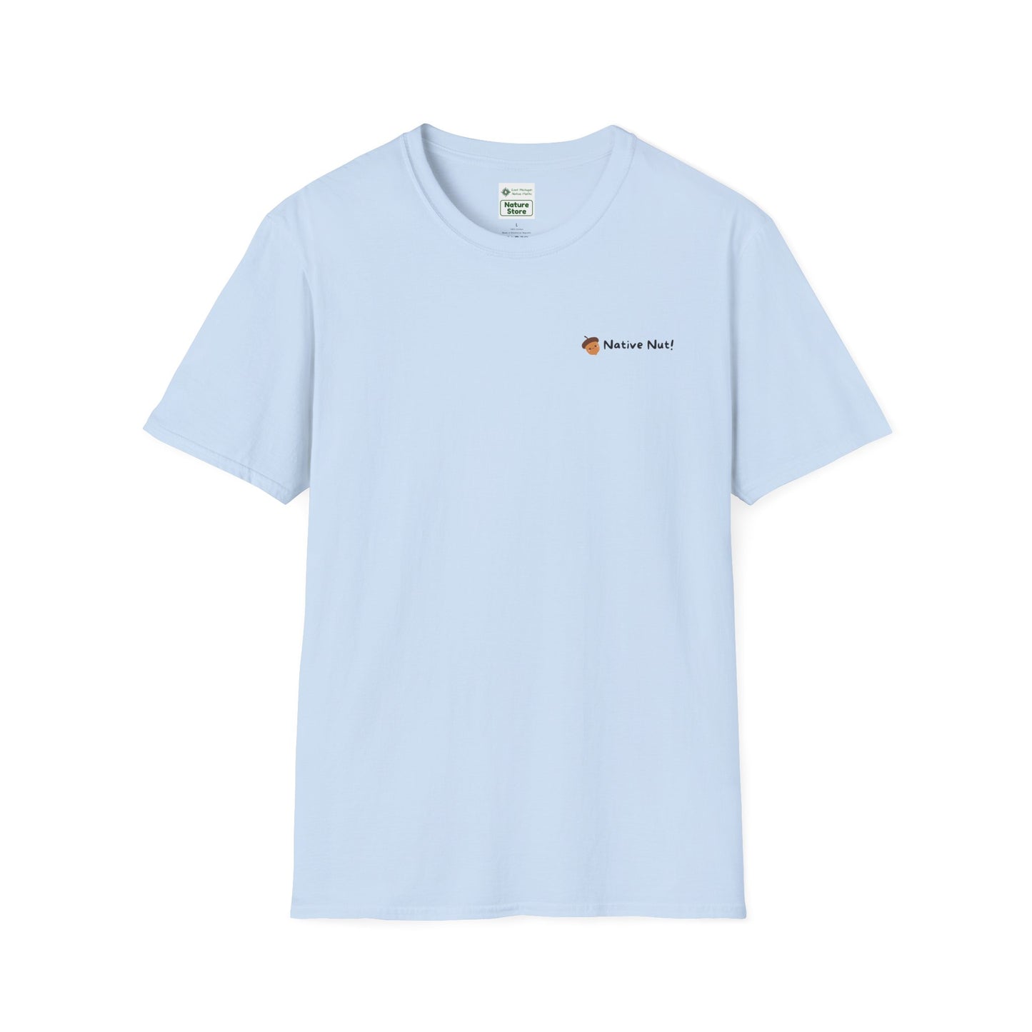 Unisex Softstyle T-Shirt, Native Nut! (Back)