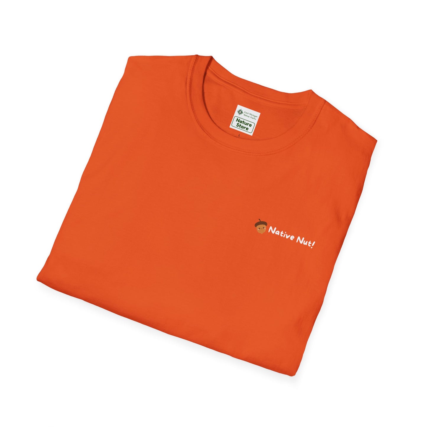 Unisex Softstyle T-Shirt, Native Nut! (Back)