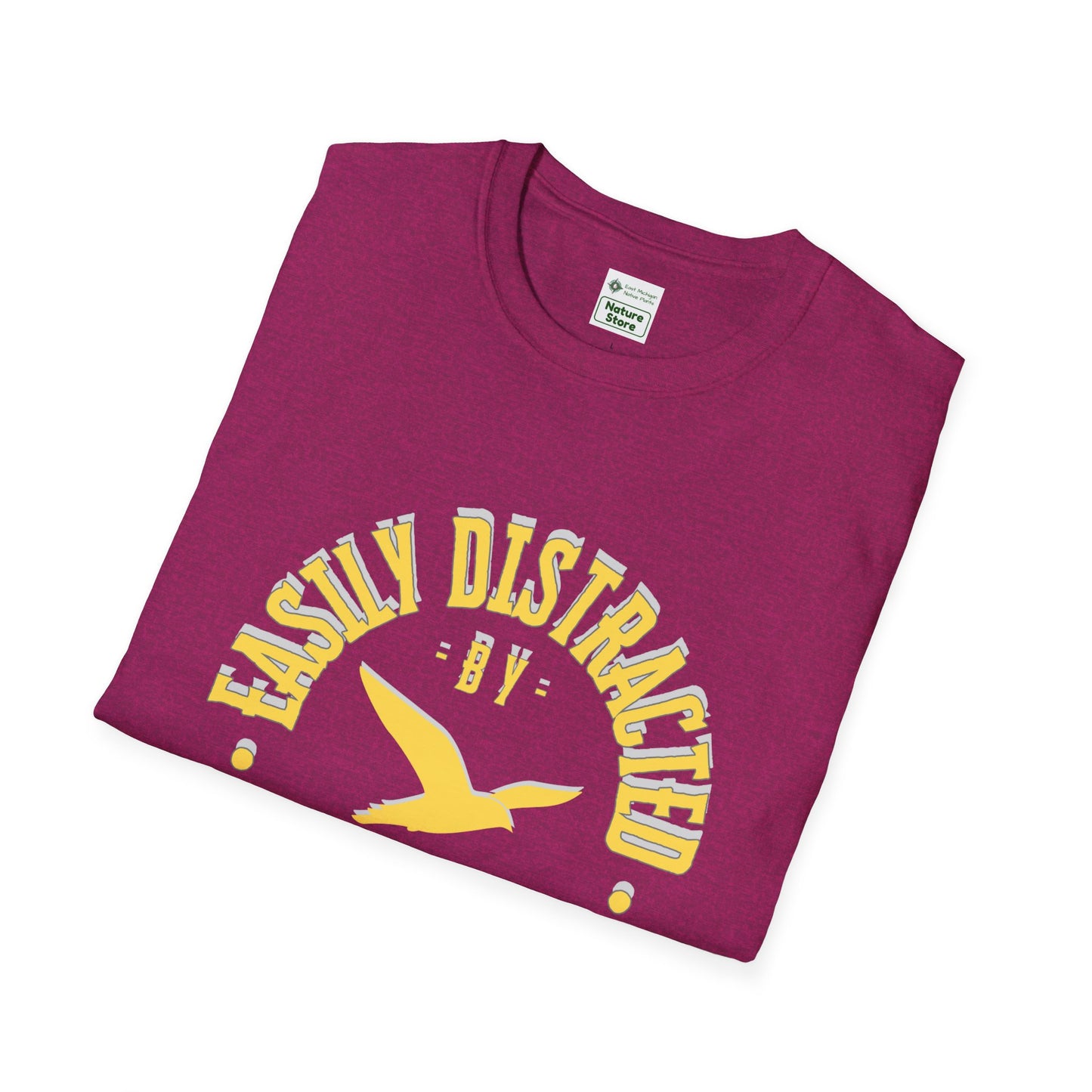 EastMichNatives T-Shirt, Distracted by Birds, Soaring