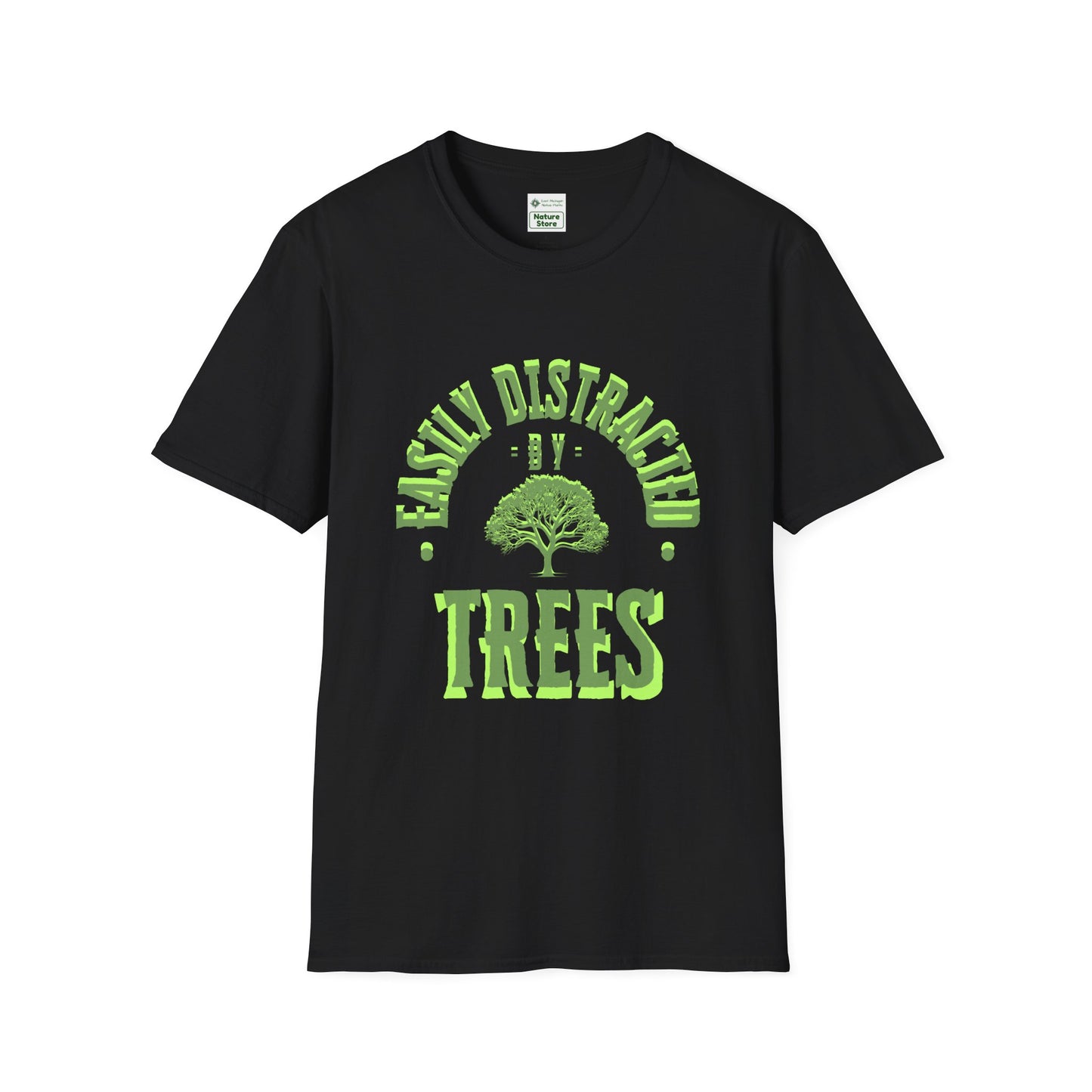 T-Shirt Unisex Softstyle, Distracted by Trees