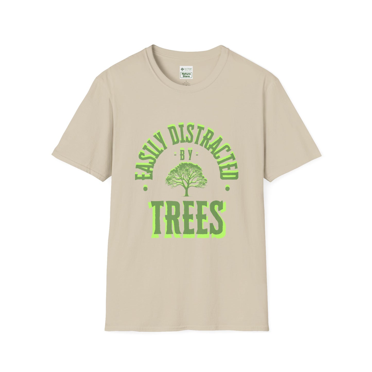T-Shirt Unisex Softstyle, Distracted by Trees