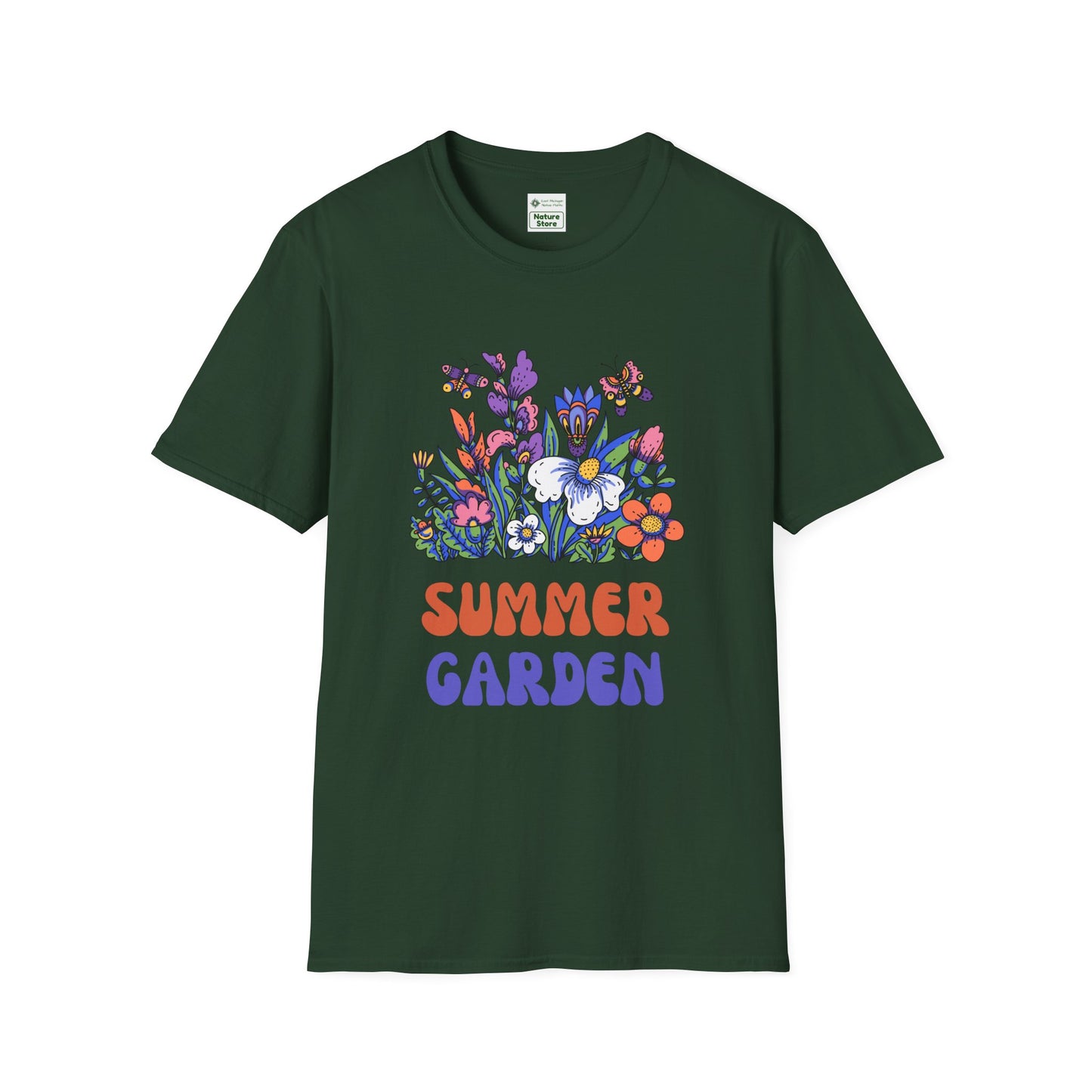 T-Shirt Unisex Softstyle, Summer Garden