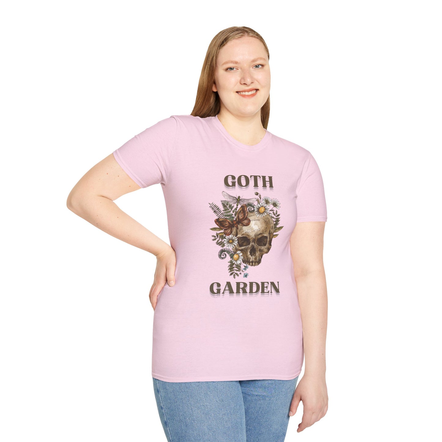 T-Shirt Unisex Softstyle, Goth Garden