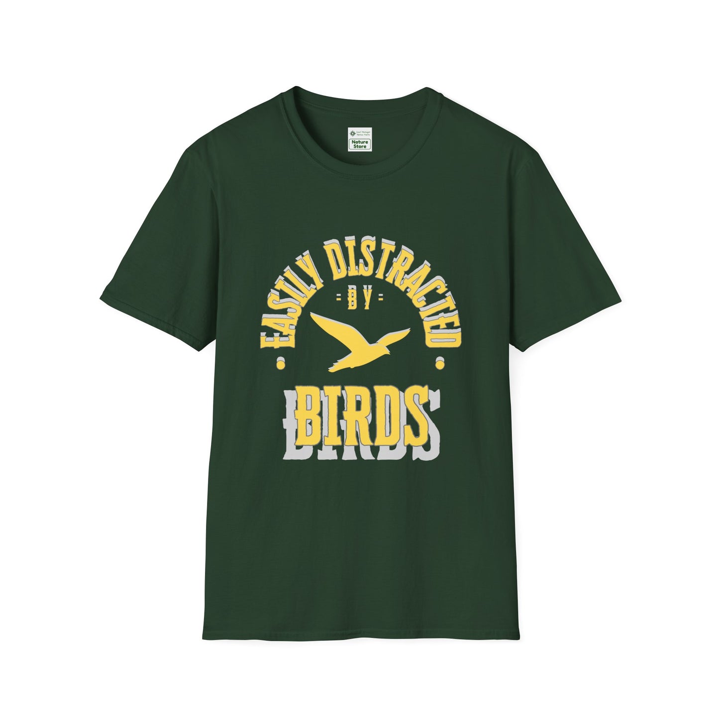 EastMichNatives T-Shirt, Distracted by Birds, Soaring