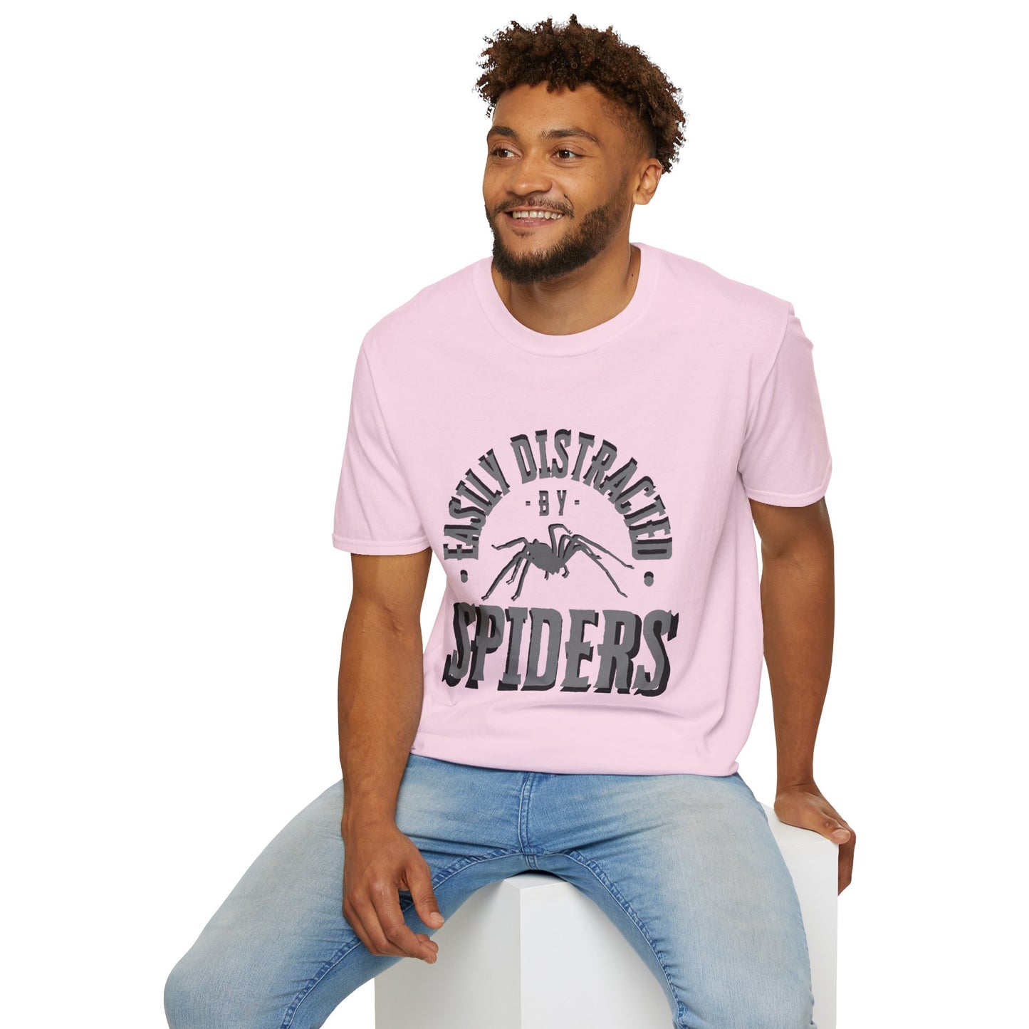 EastMichNatives T-Shirt, Distracted by Spiders