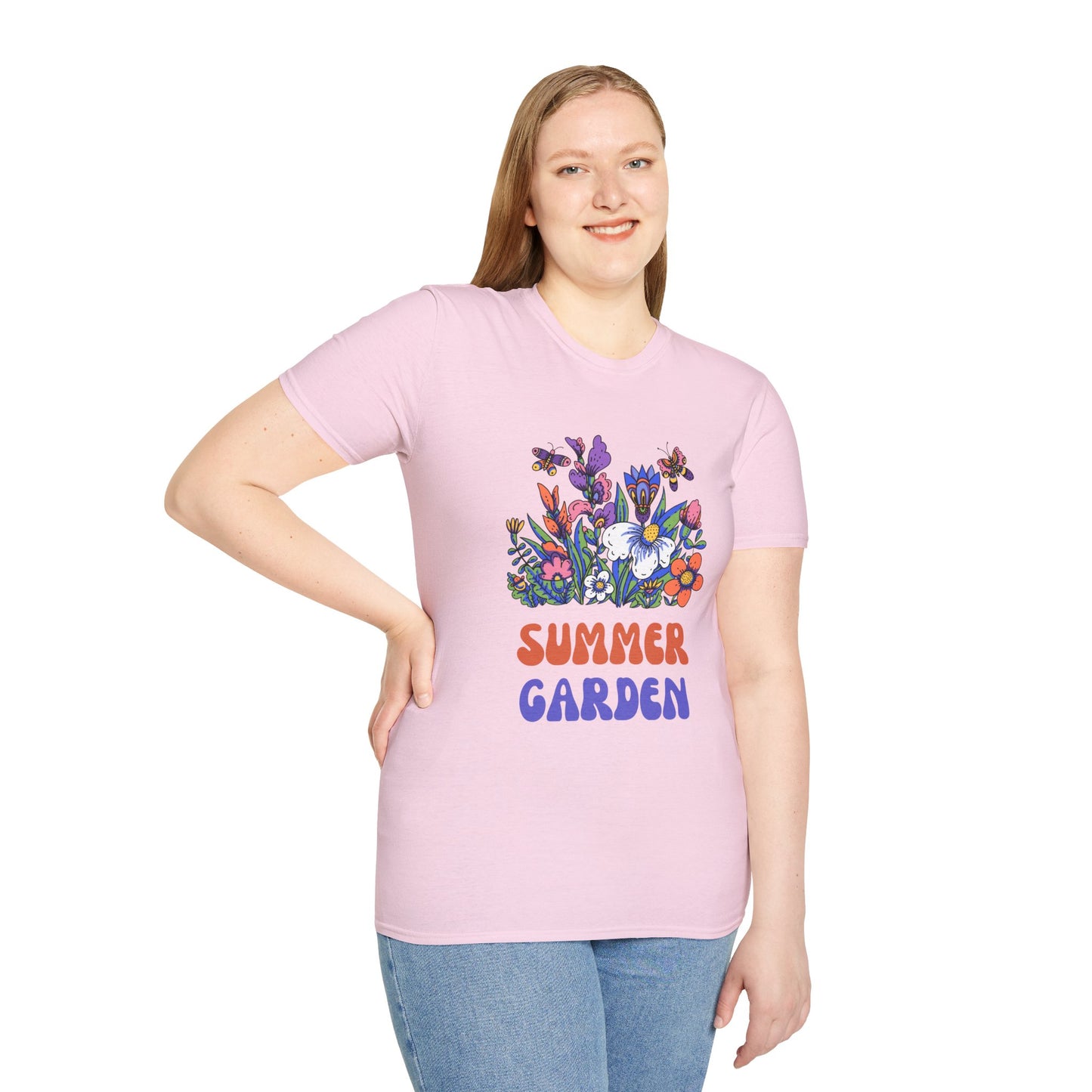 T-Shirt Unisex Softstyle, Summer Garden