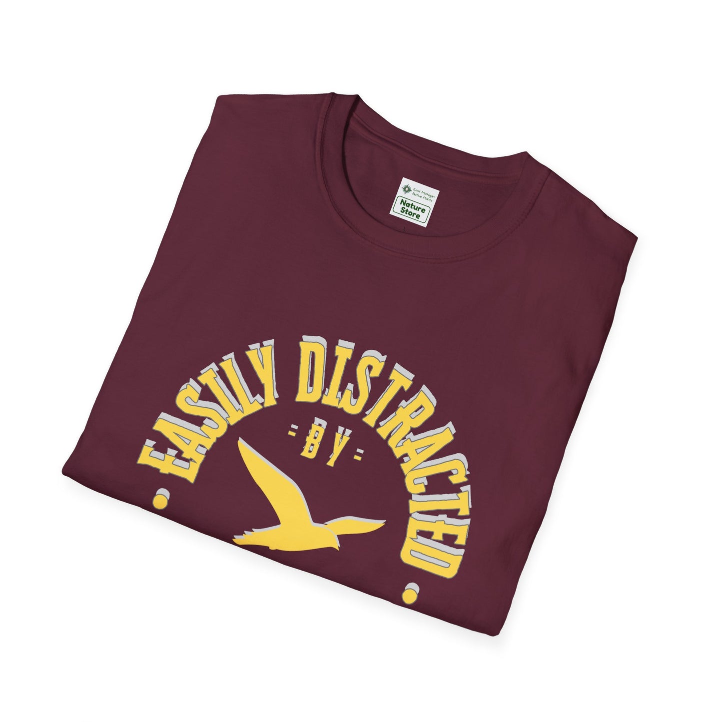 EastMichNatives T-Shirt, Distracted by Birds, Soaring
