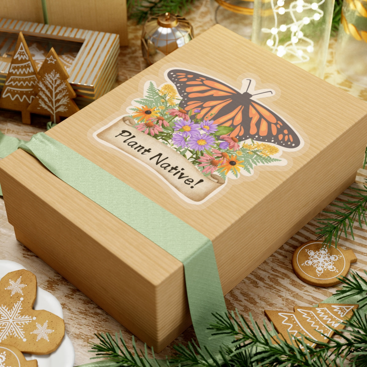 Stickers, Monarch Plant Native!
