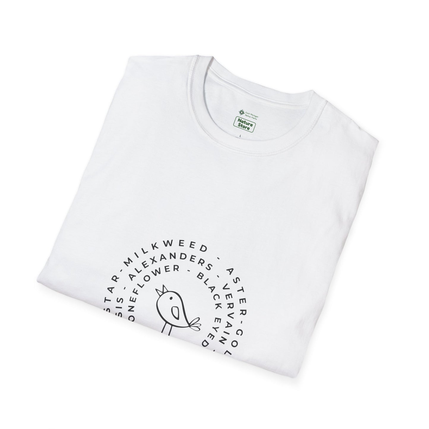 T-Shirt Unisex Softstyle, Native Plants & Birds