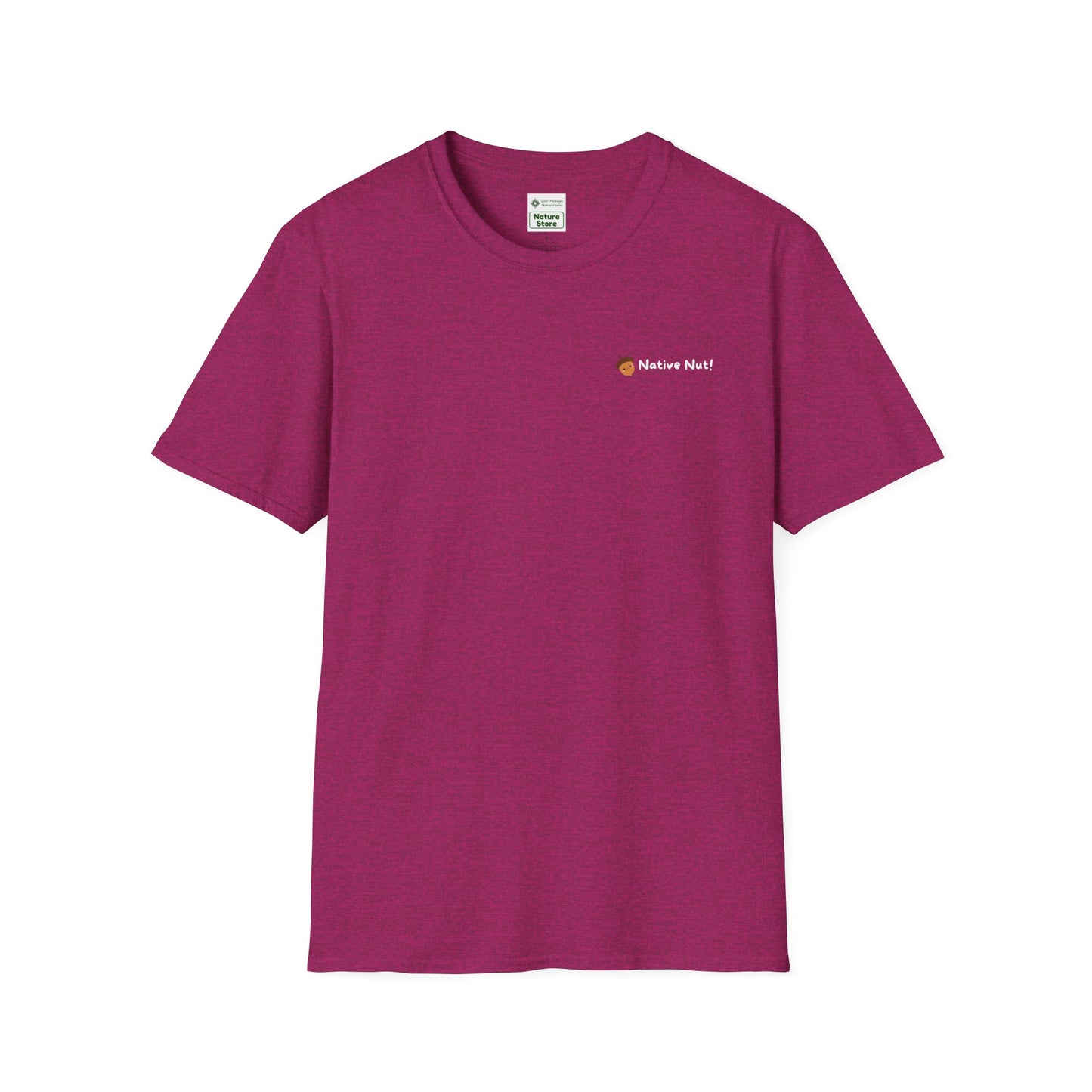 Unisex Softstyle T-Shirt, Native Nut! (Back)