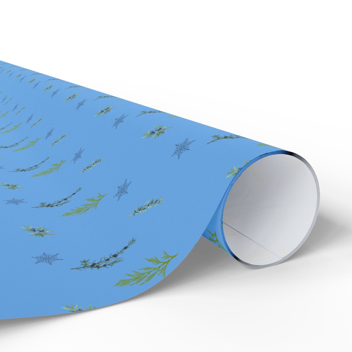 Wrapping Paper, Juniper Berry - Lt Blue