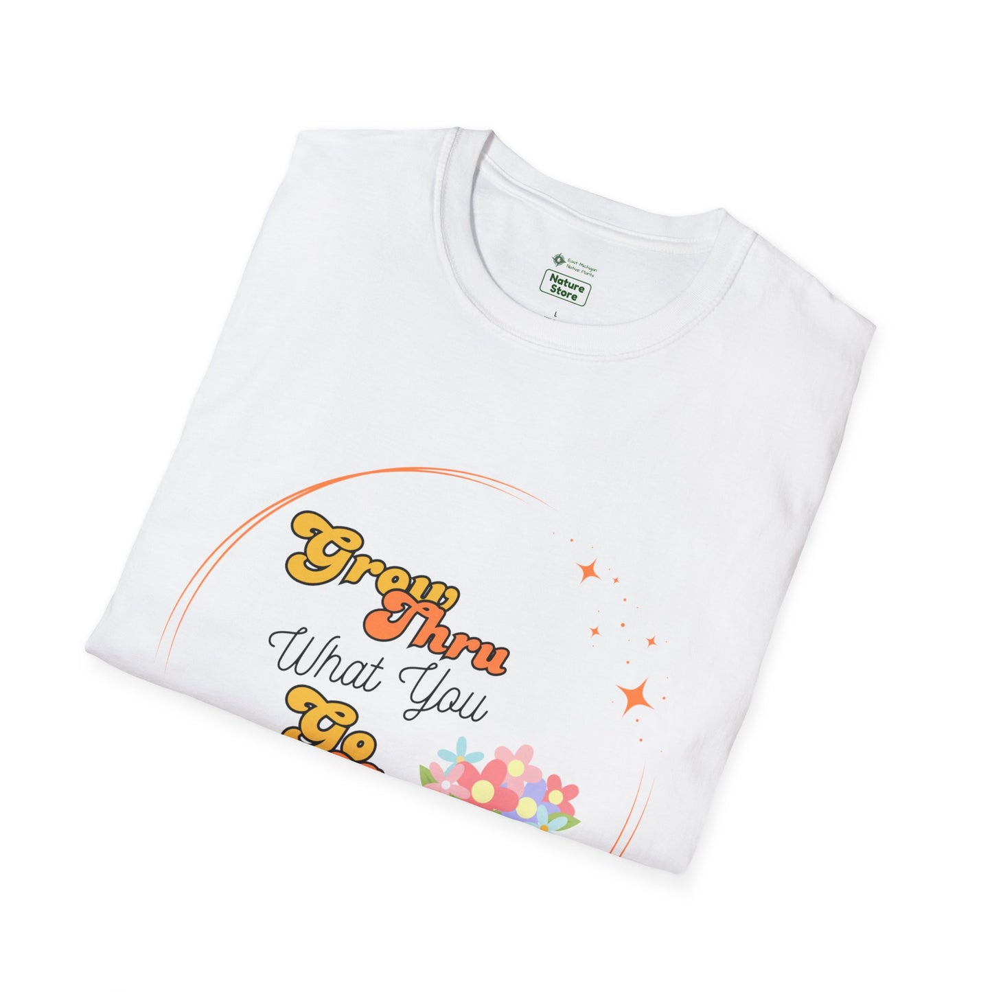 Unisex Softstyle T-Shirt Grow Through What You Go Through