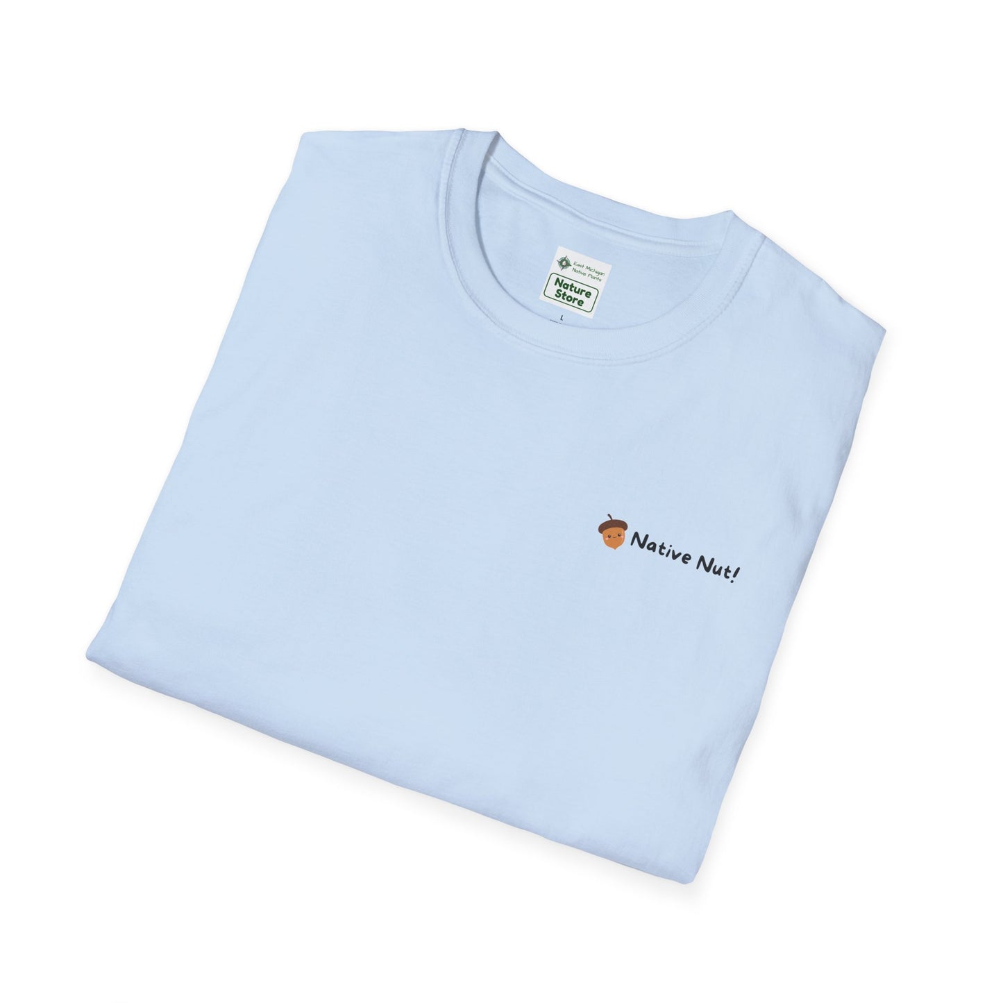 Unisex Softstyle T-Shirt, Native Nut! (Back)