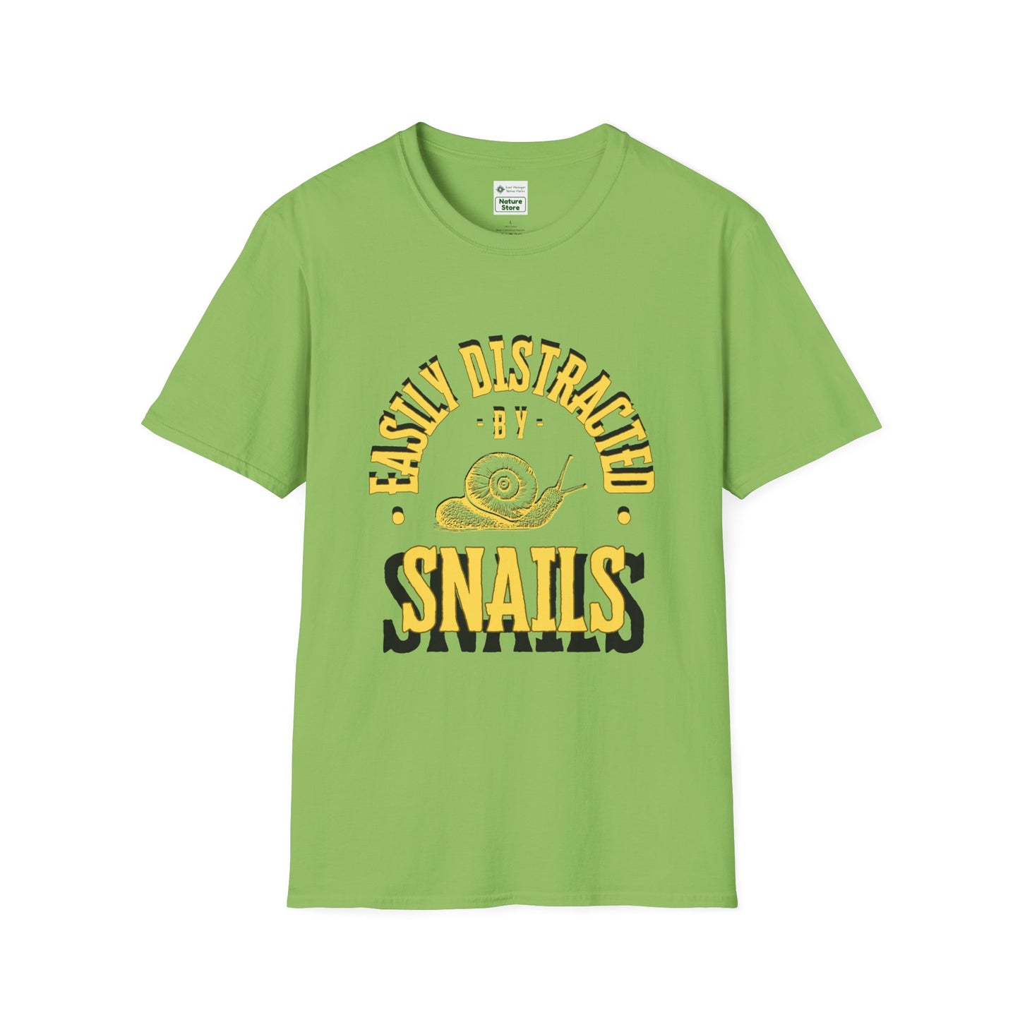 Unisex Softstyle T-Shirt, Distracted by Snails