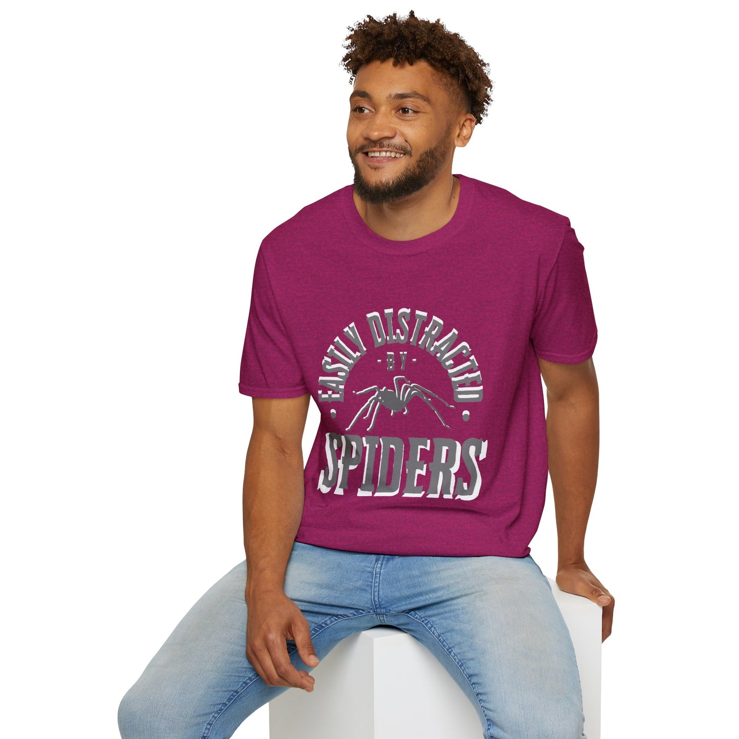 EastMichNatives T-Shirt, Distracted by Spiders
