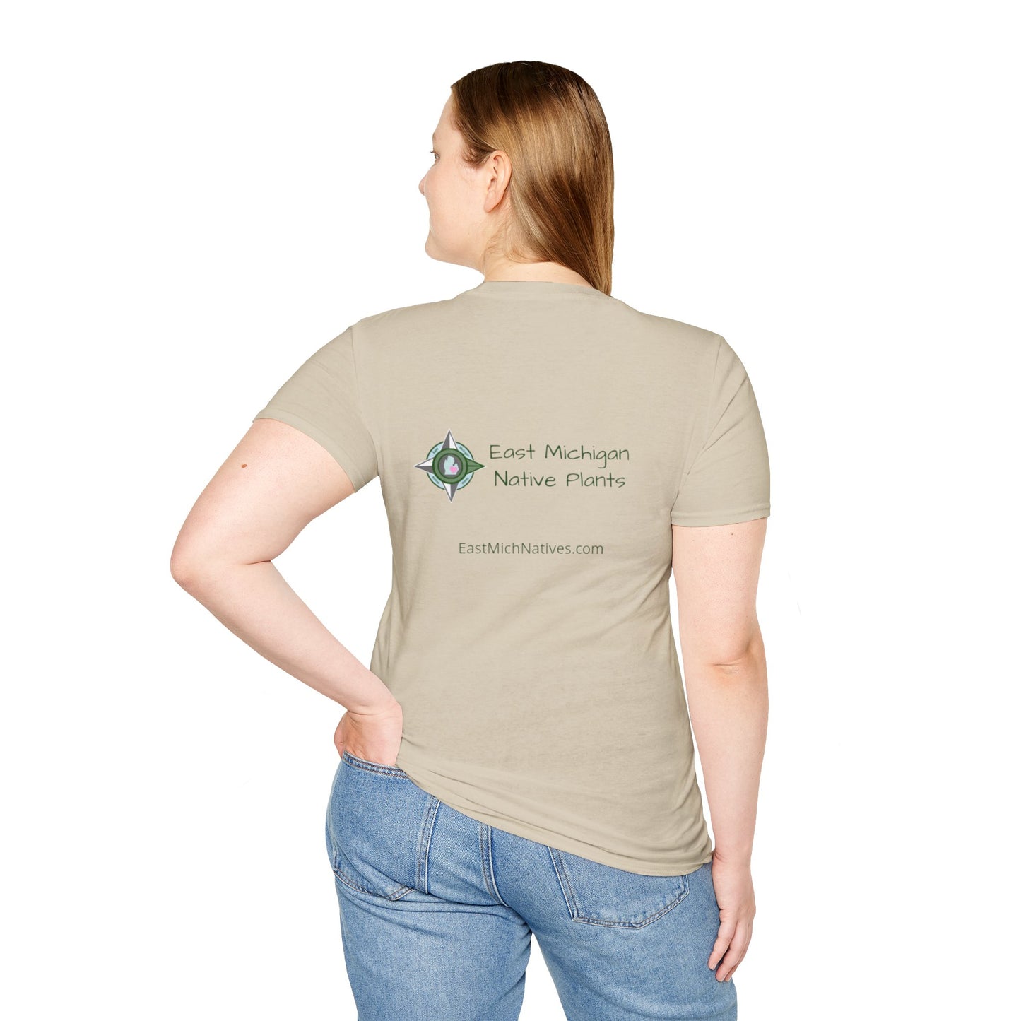 EastMichNatives T-shirt, Native Plants Make Life Better, Floral