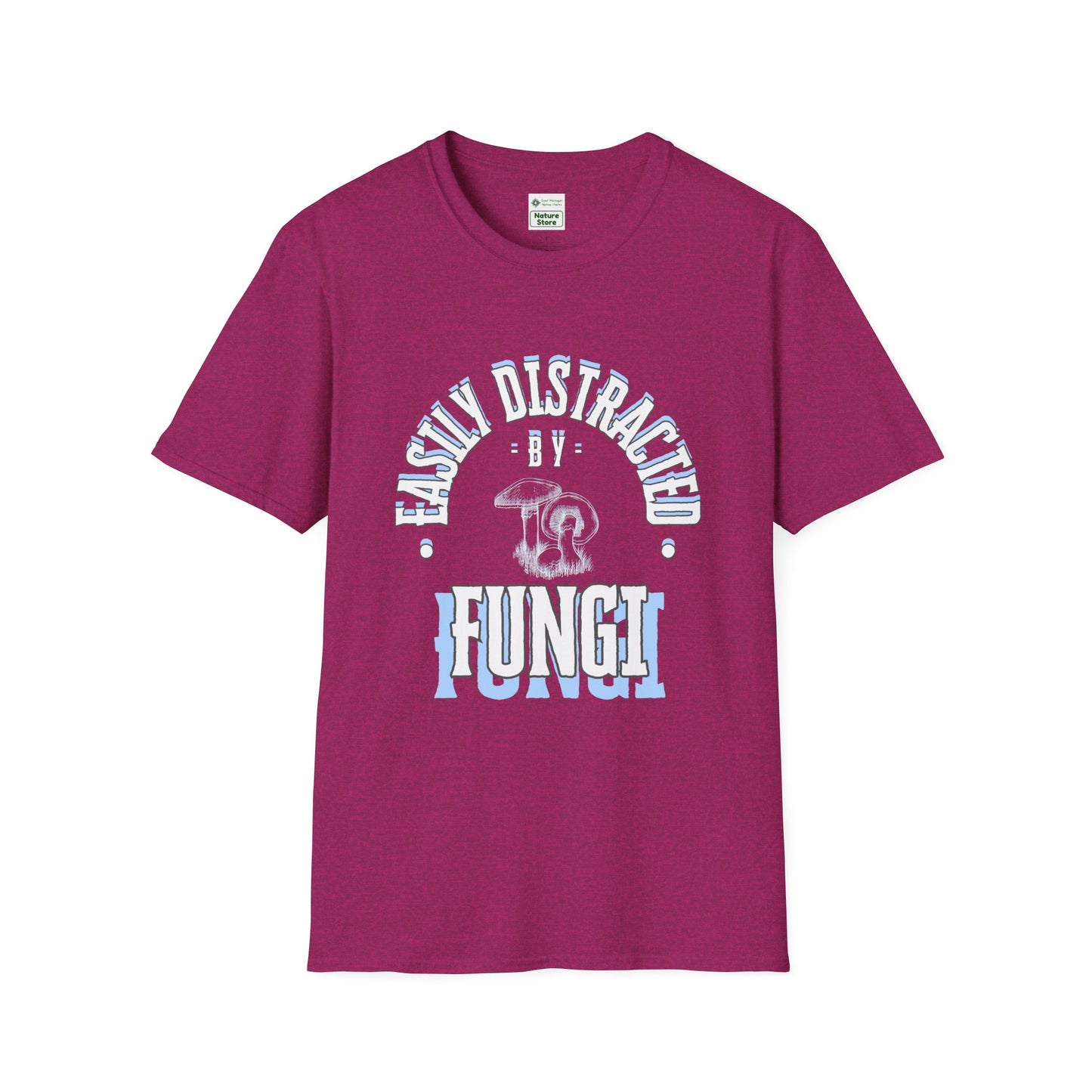 Unisex Softstyle T-Shirt, Distracted by Fungi